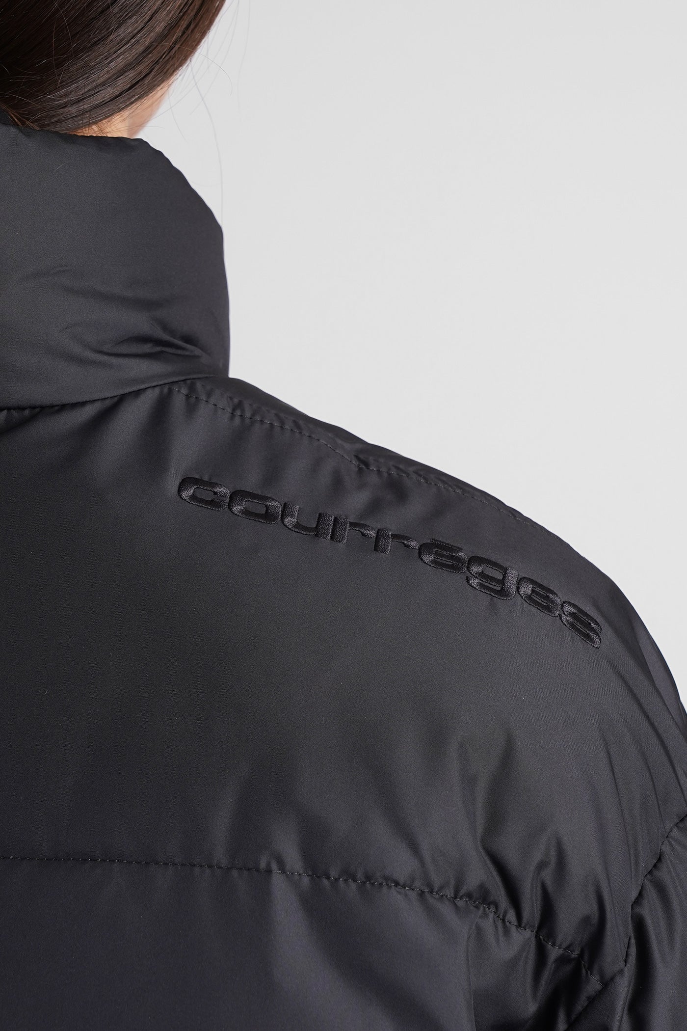 puffer in black polyester - Image 5