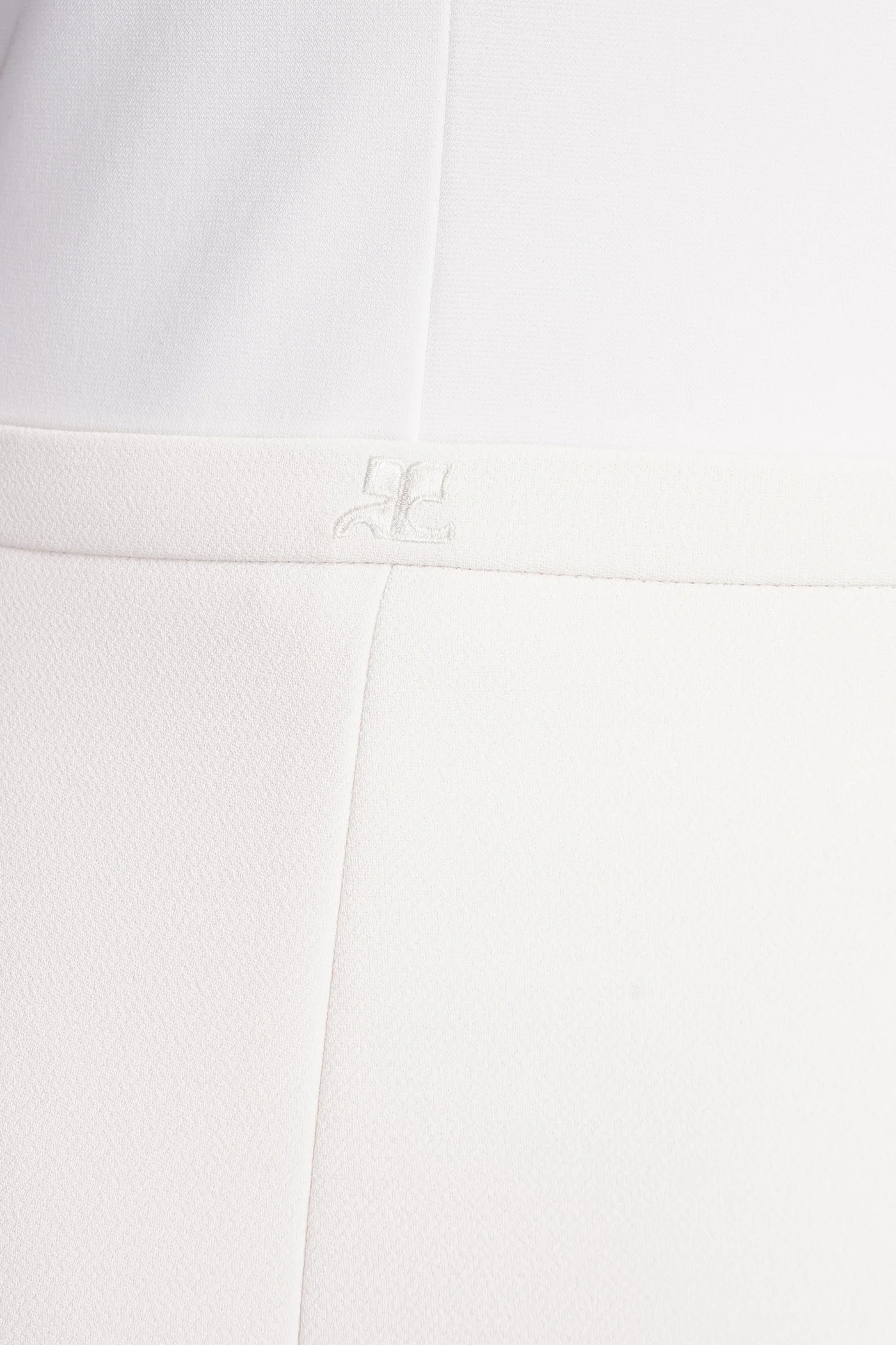 Skirt in beige polyester - Image 5