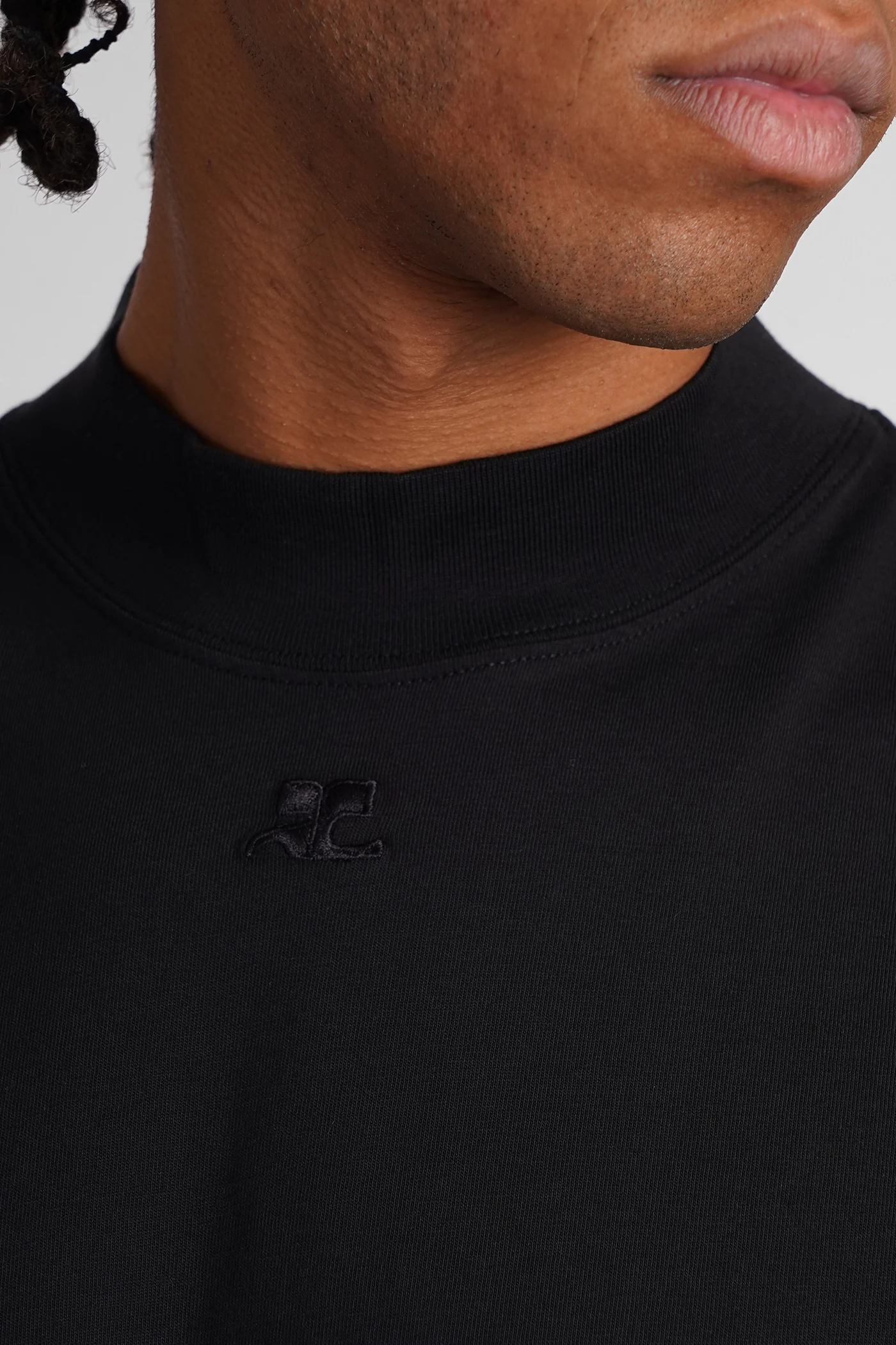T-Shirt in black cotton - Image 5