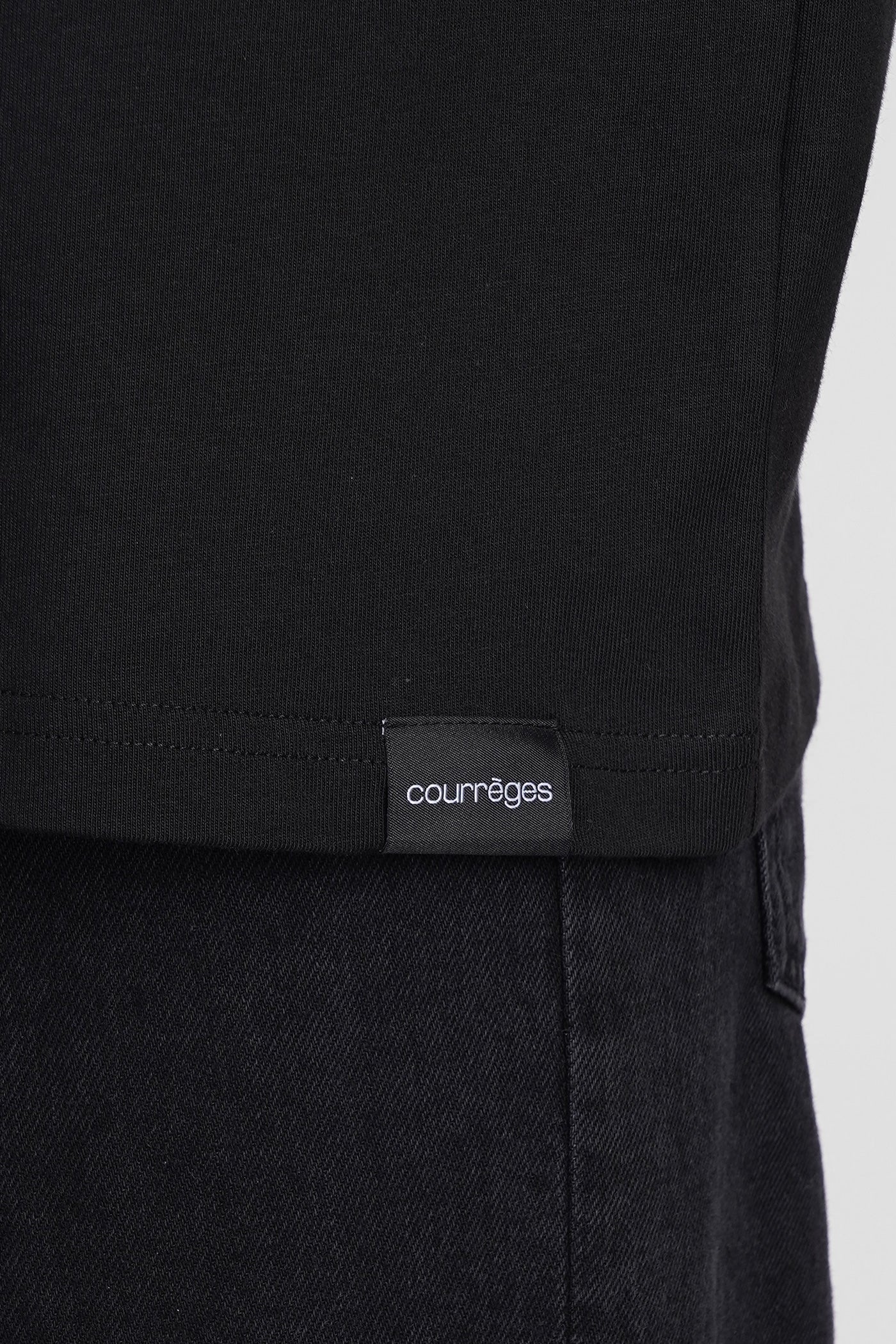 T-Shirt in black cotton - Image 5