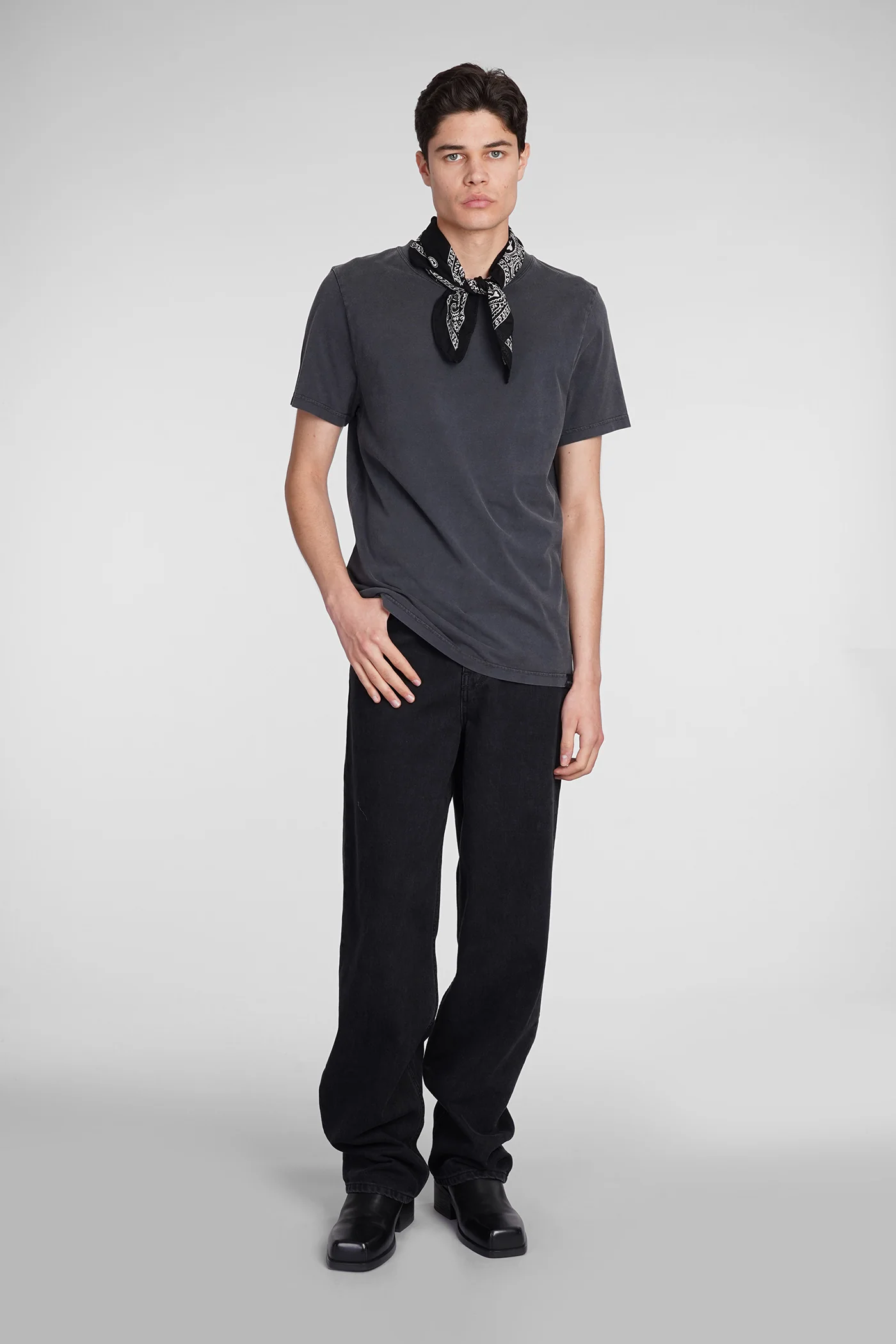 T-Shirt in grey cotton - Image 2