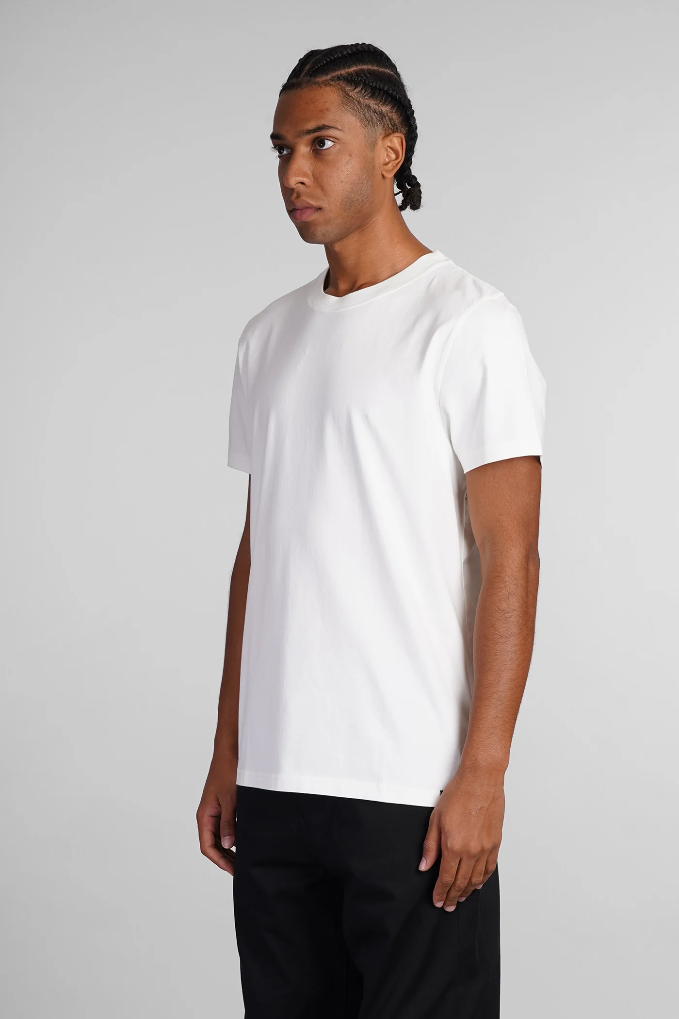 T-Shirt in white cotton - Image 4