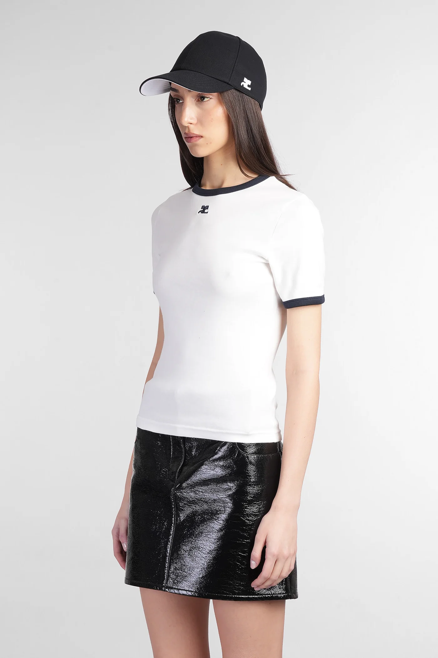 T-Shirt in white cotton - Image 4