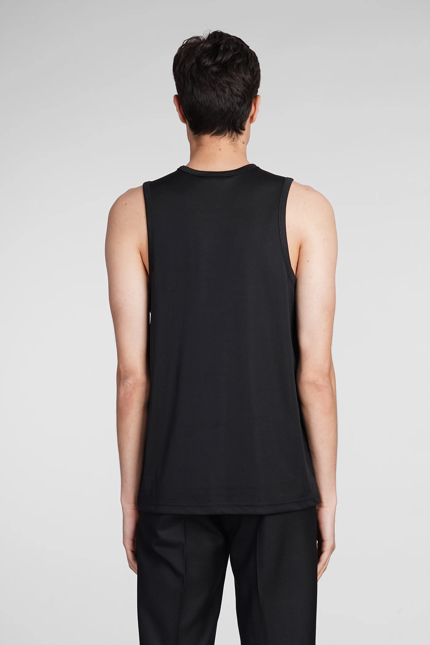 tank Top in black polyester - Image 3