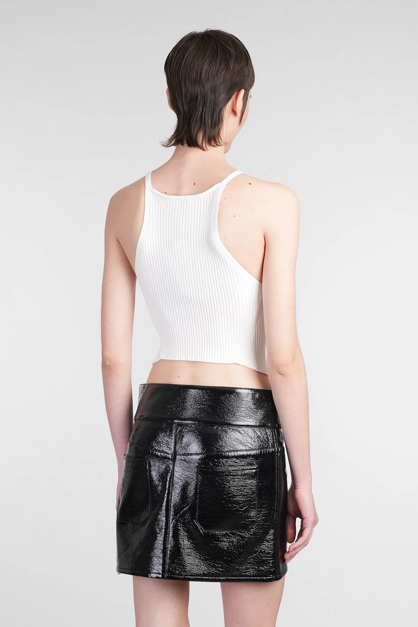 Topwear in white viscose - Image 3
