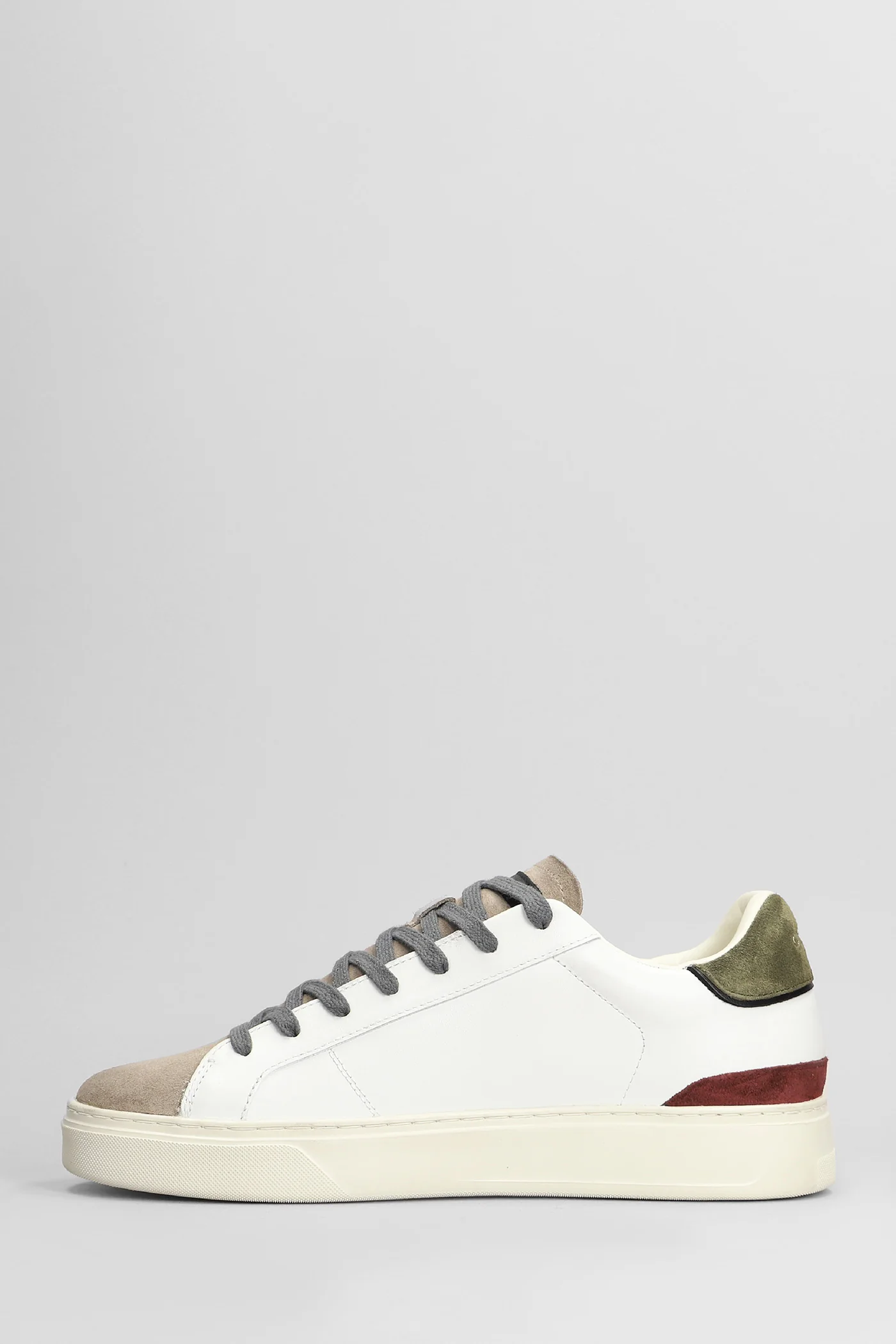 Blade Sneakers in white suede and leather - Image 3