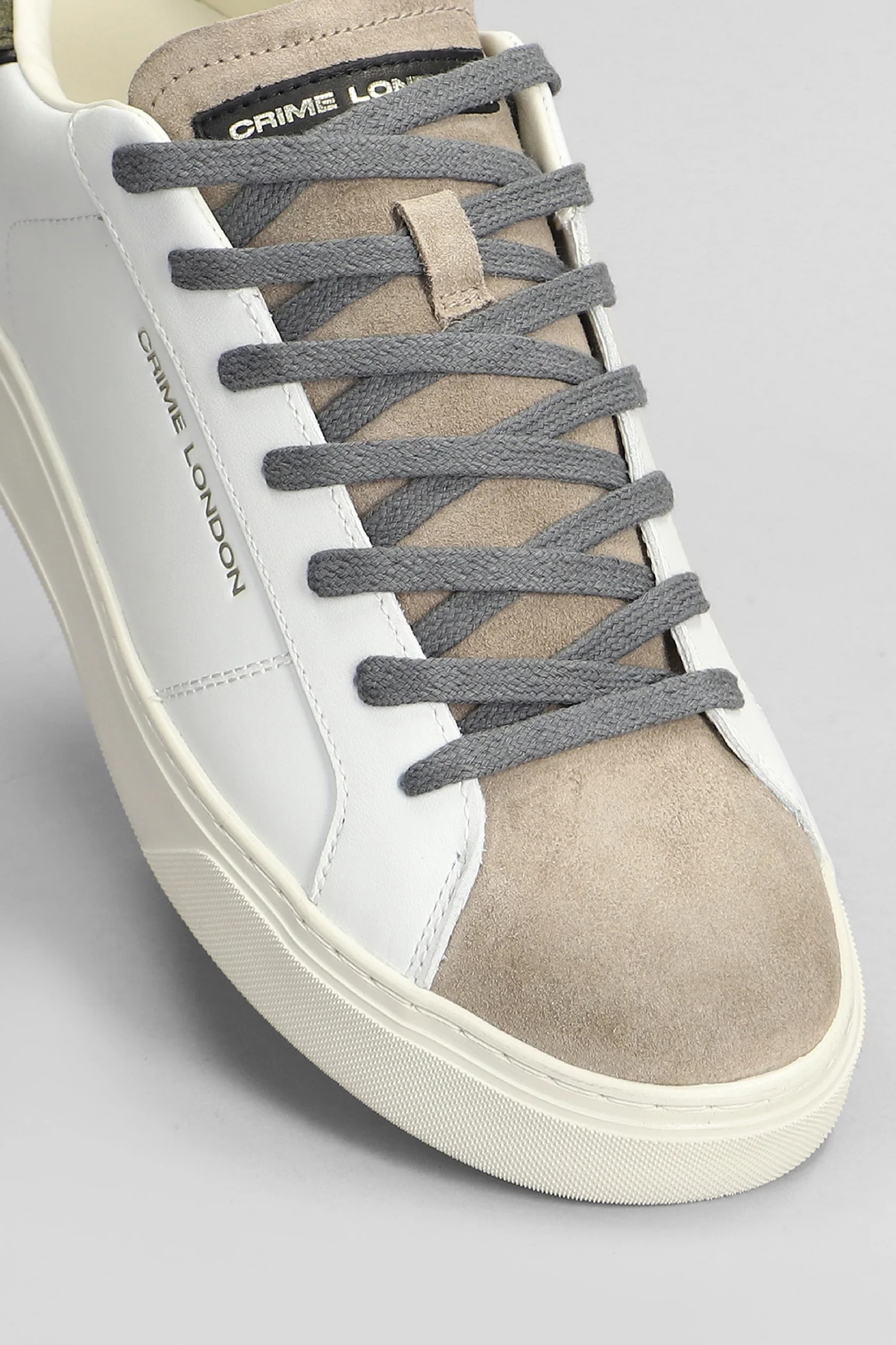 Blade Sneakers in white suede and leather - Image 5
