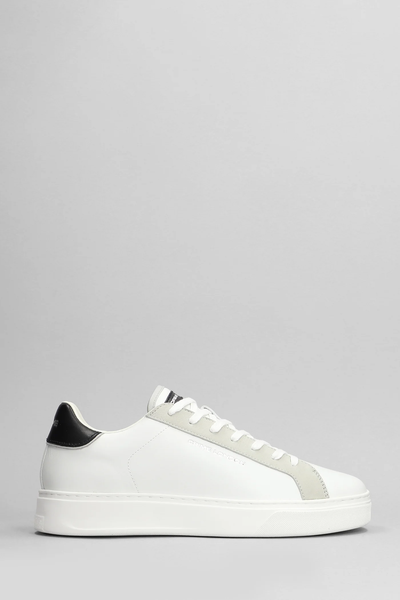 Blade Sneakers in white suede and leather