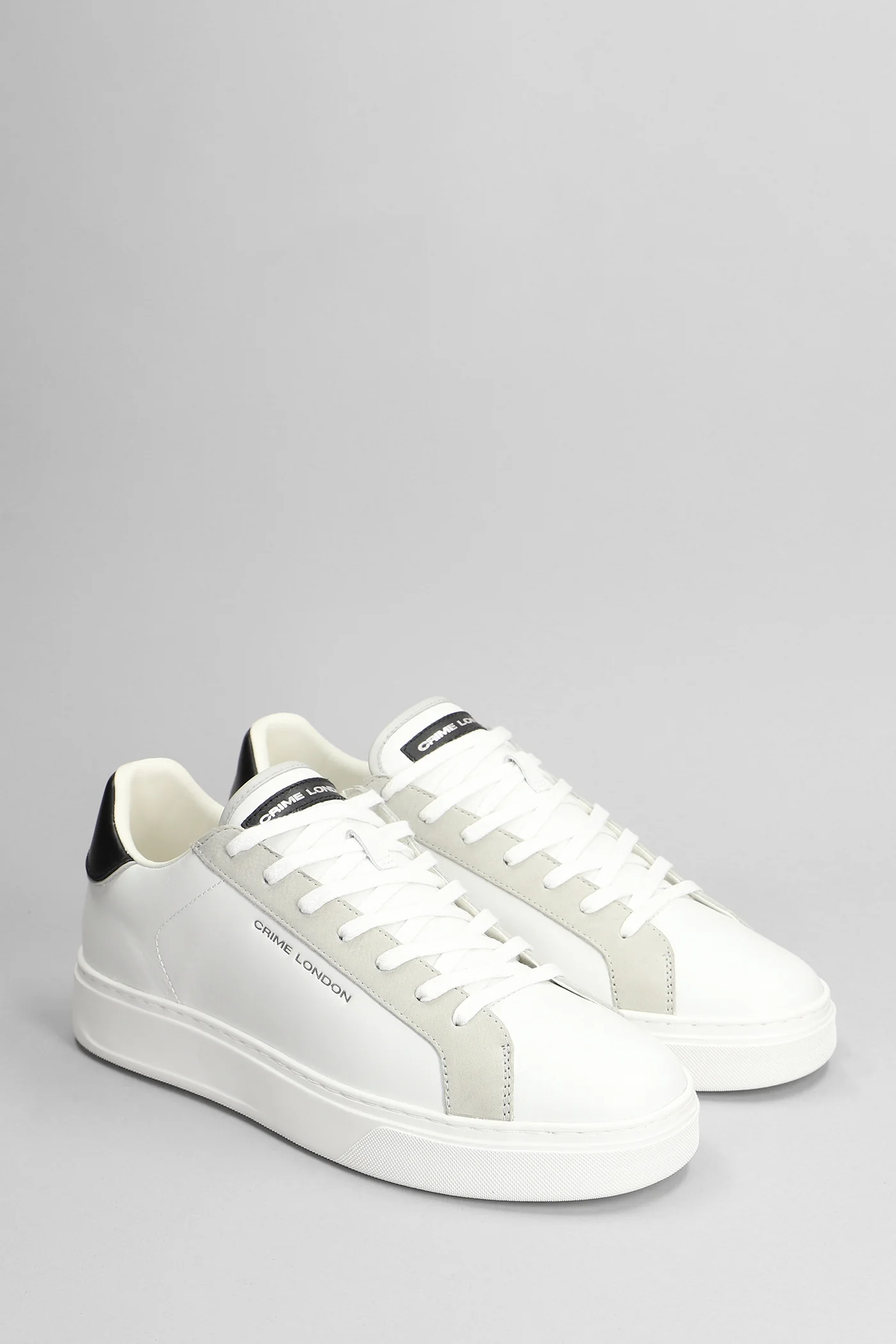 Blade Sneakers in white suede and leather - Image 2