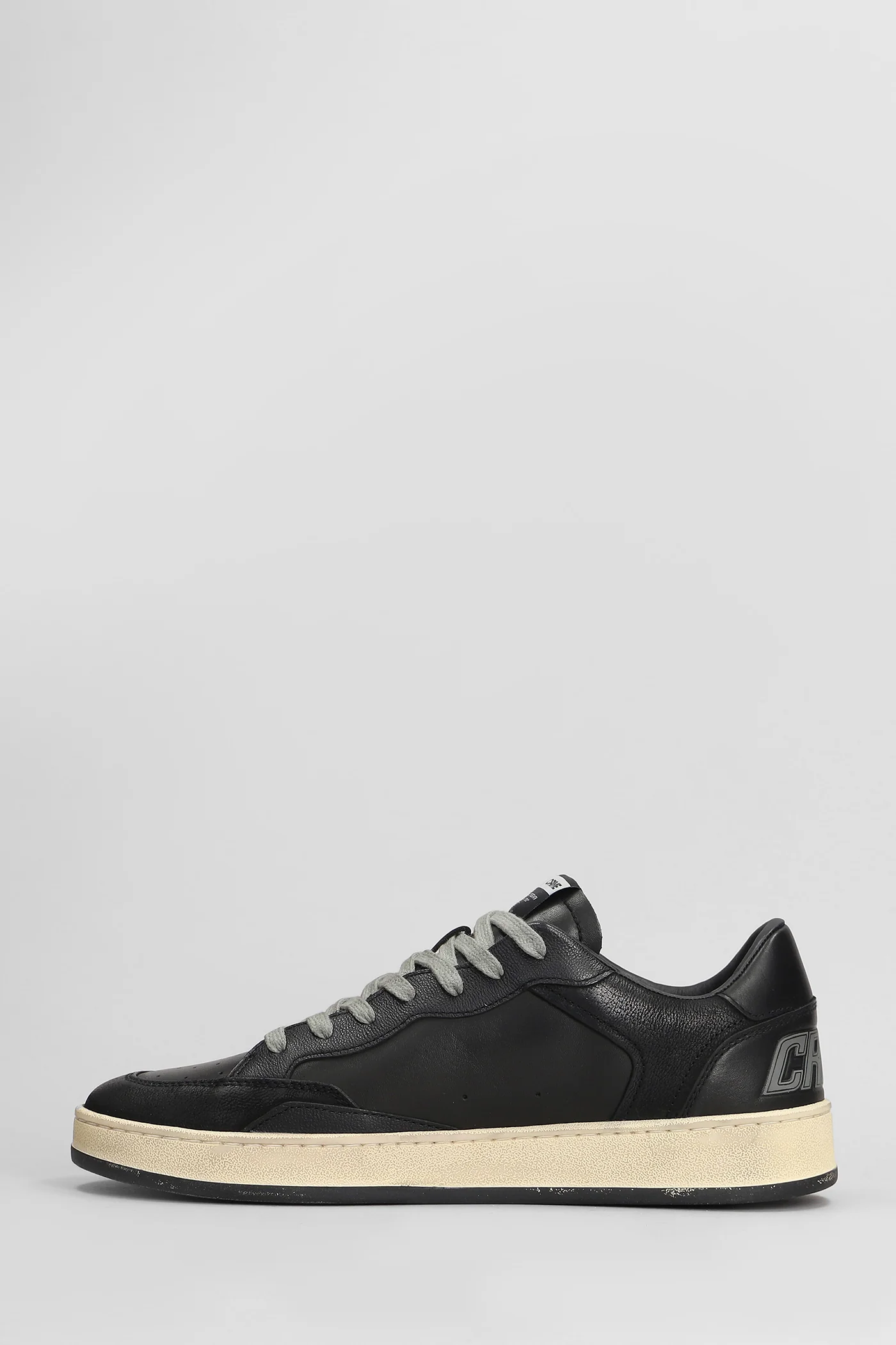 Chelsea Sneakers in black leather - Image 3