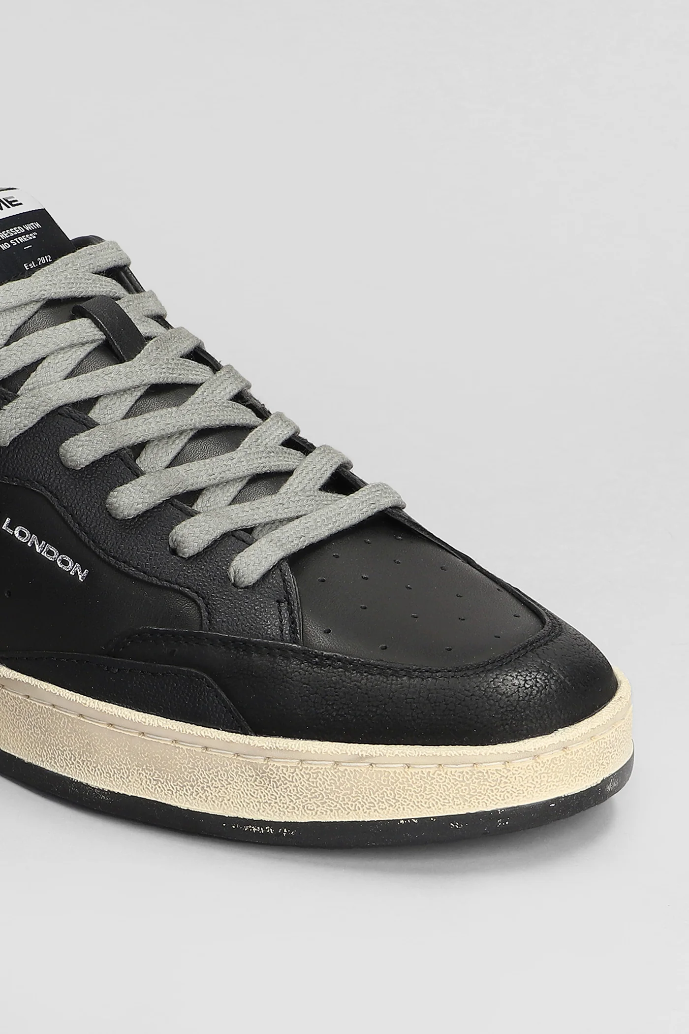 Chelsea Sneakers in black leather - Image 5