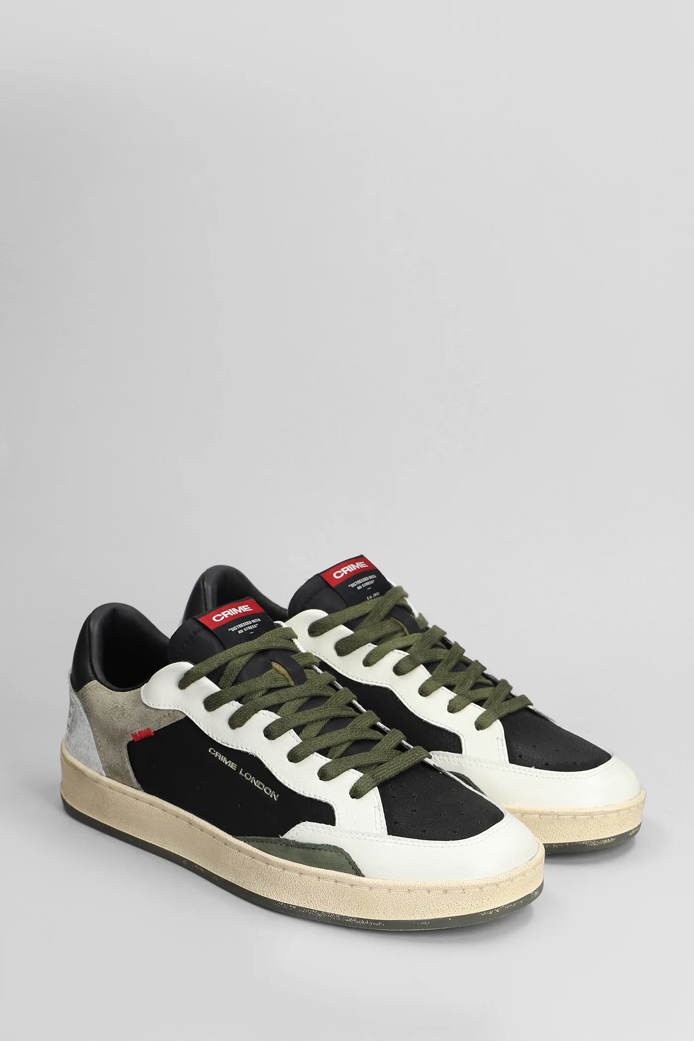 Chelsea Sneakers in black leather - Image 2