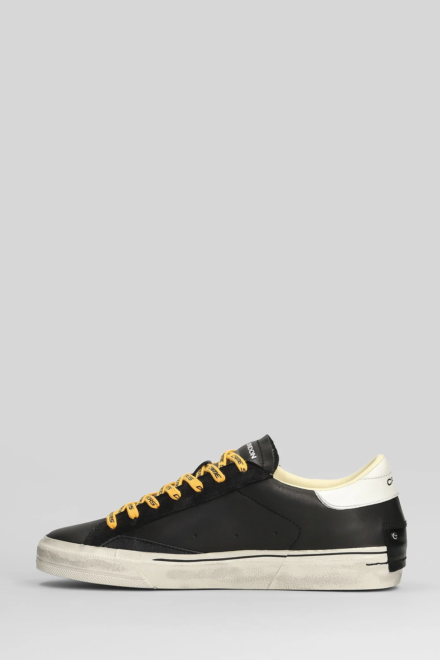 Distressed 2.0 Sneakers in black suede and leather - Image 3