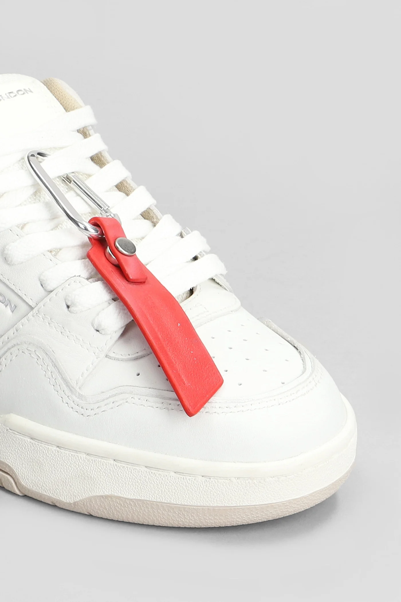 Dribble Sneakers in white leather - Image 5