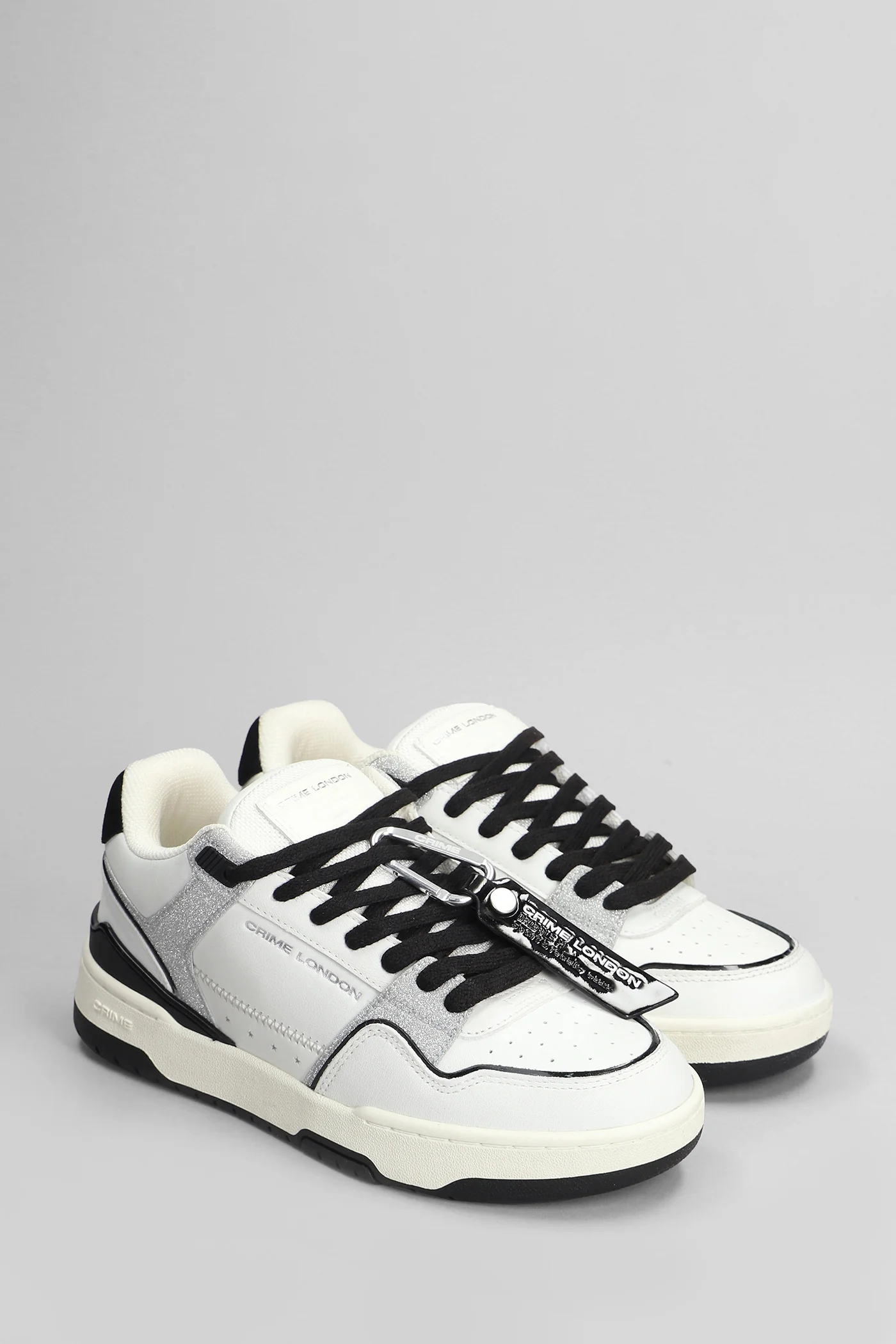 Dribble Sneakers in white leather - Image 2