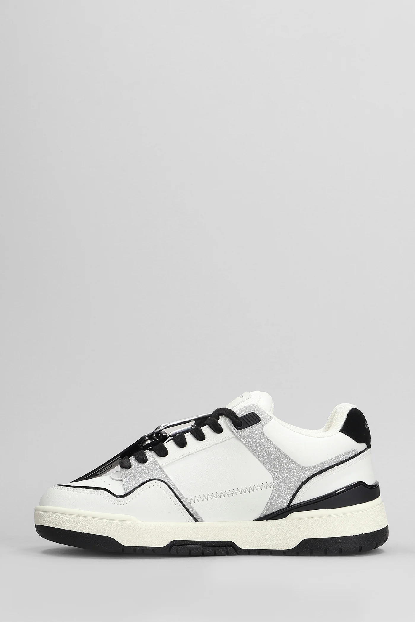 Dribble Sneakers in white leather - Image 3