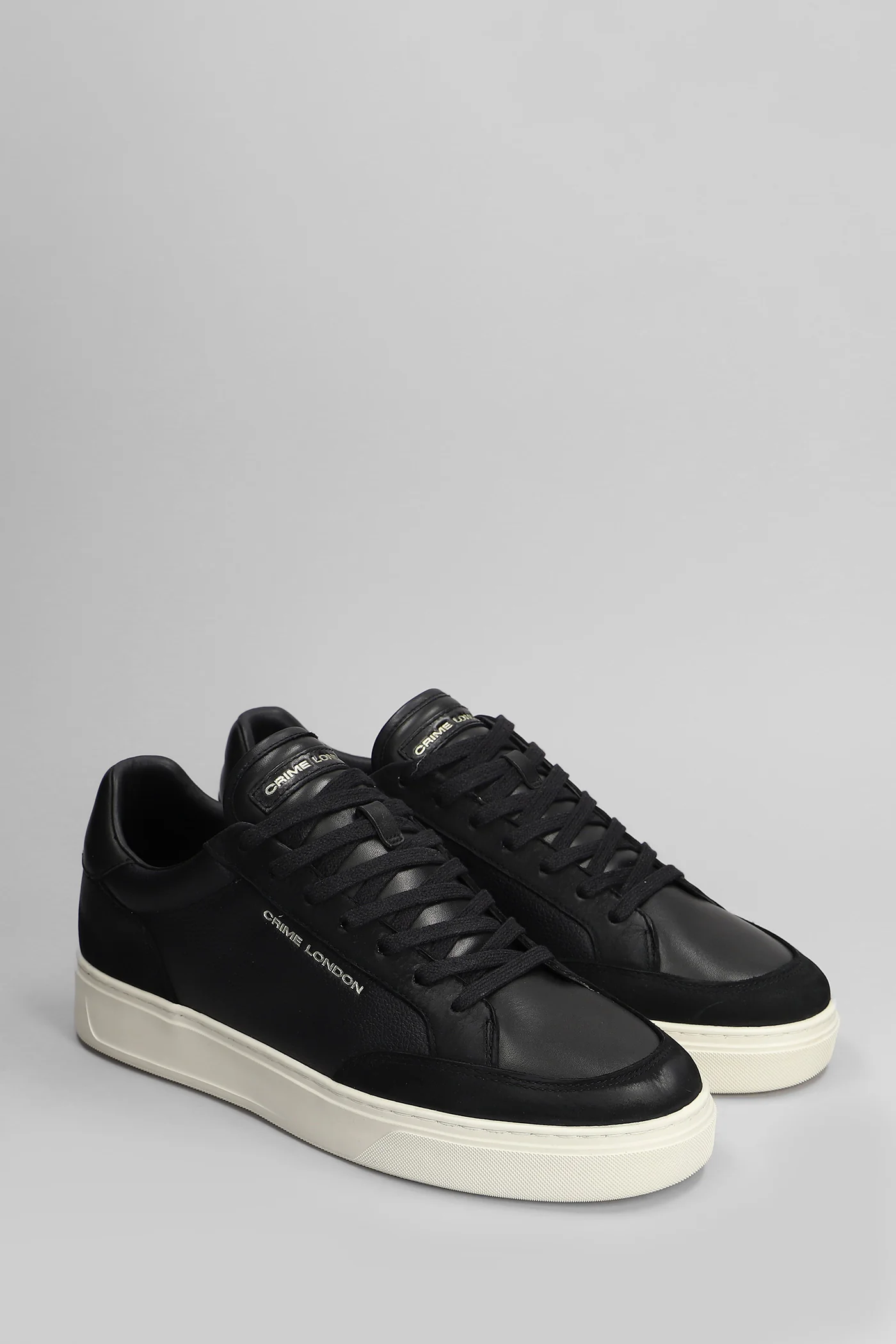 Eclipse Sneakers in black leather - Image 2