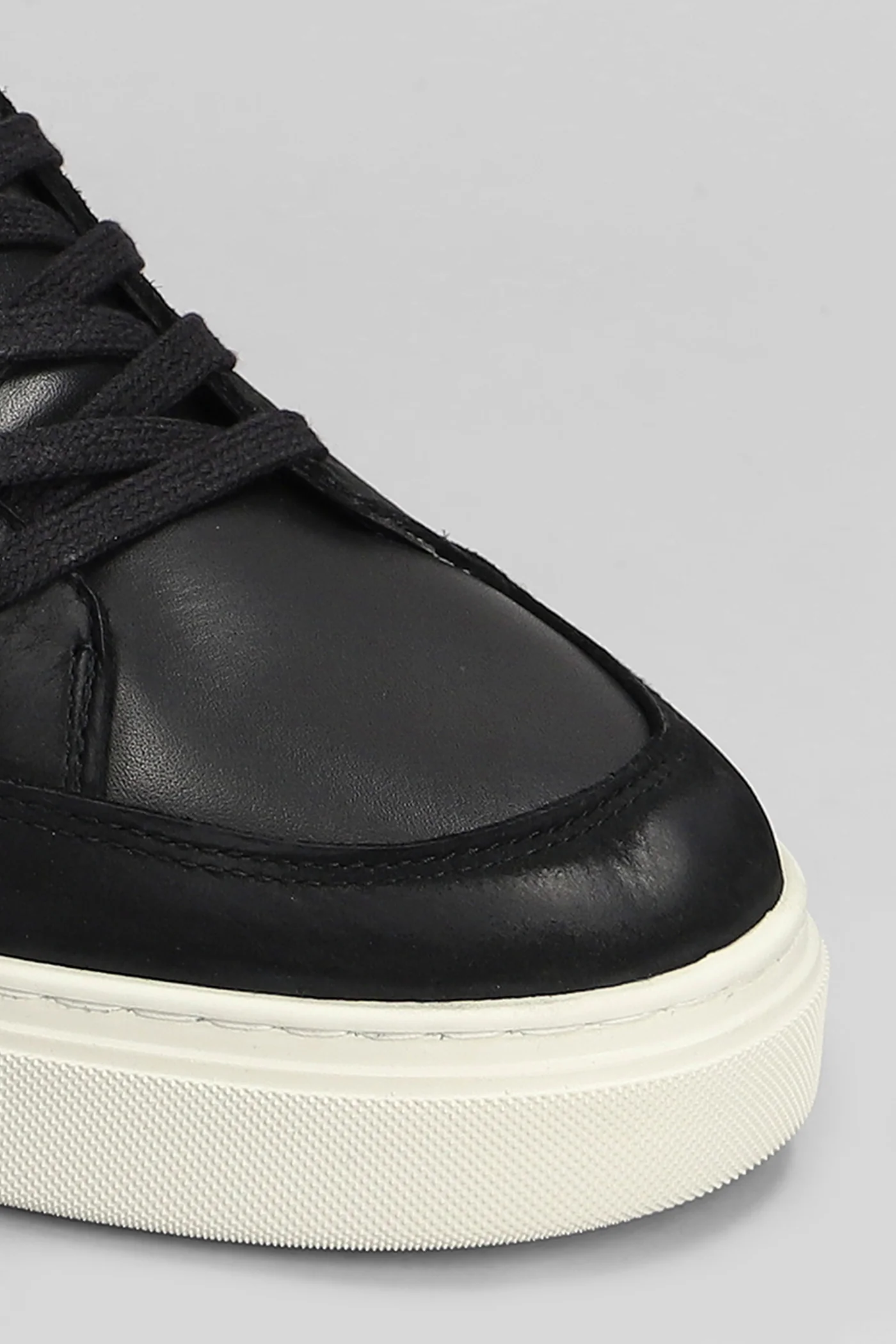 Eclipse Sneakers in black leather - Image 5