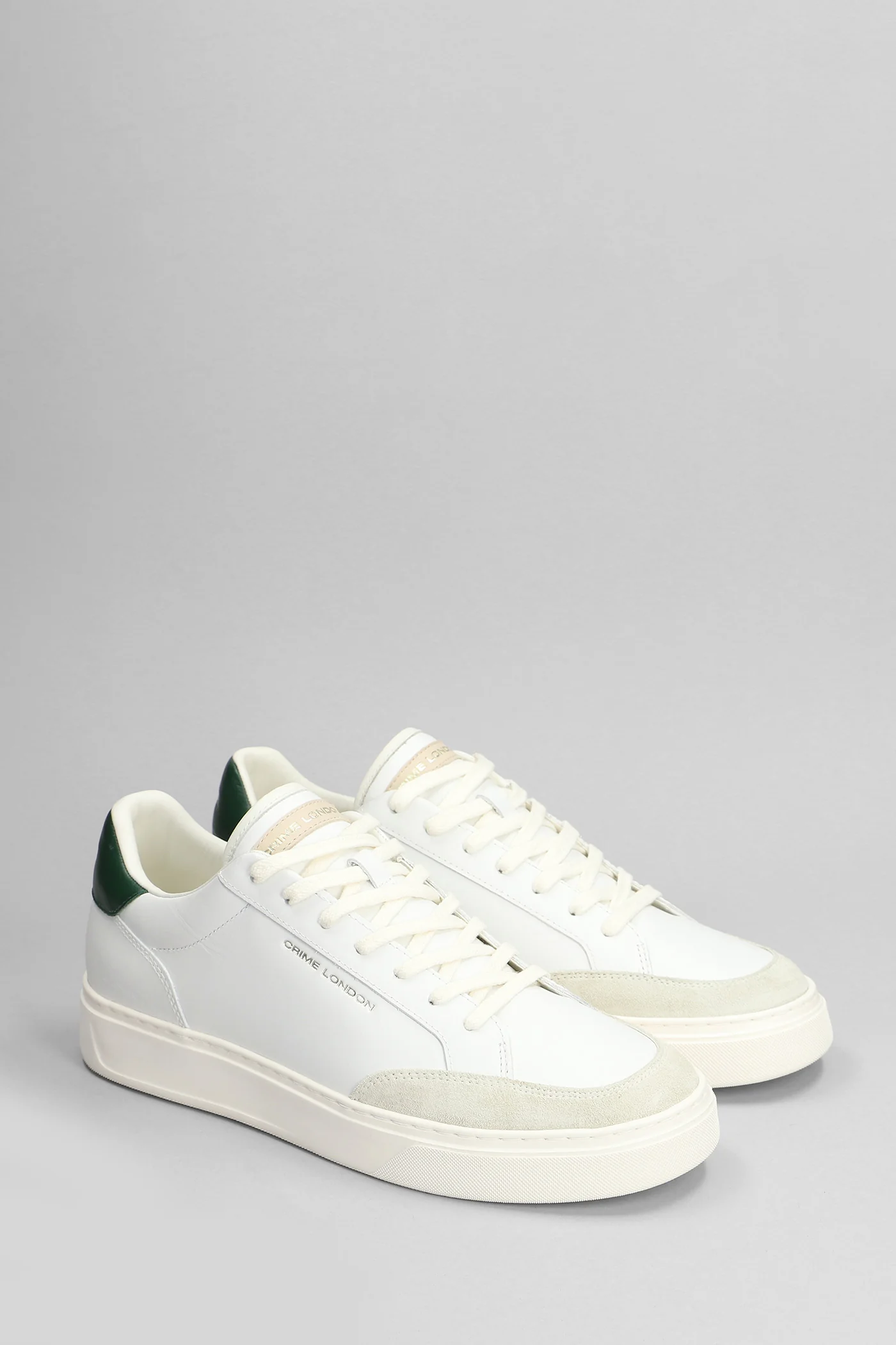 Eclipse Sneakers in white leather - Image 2