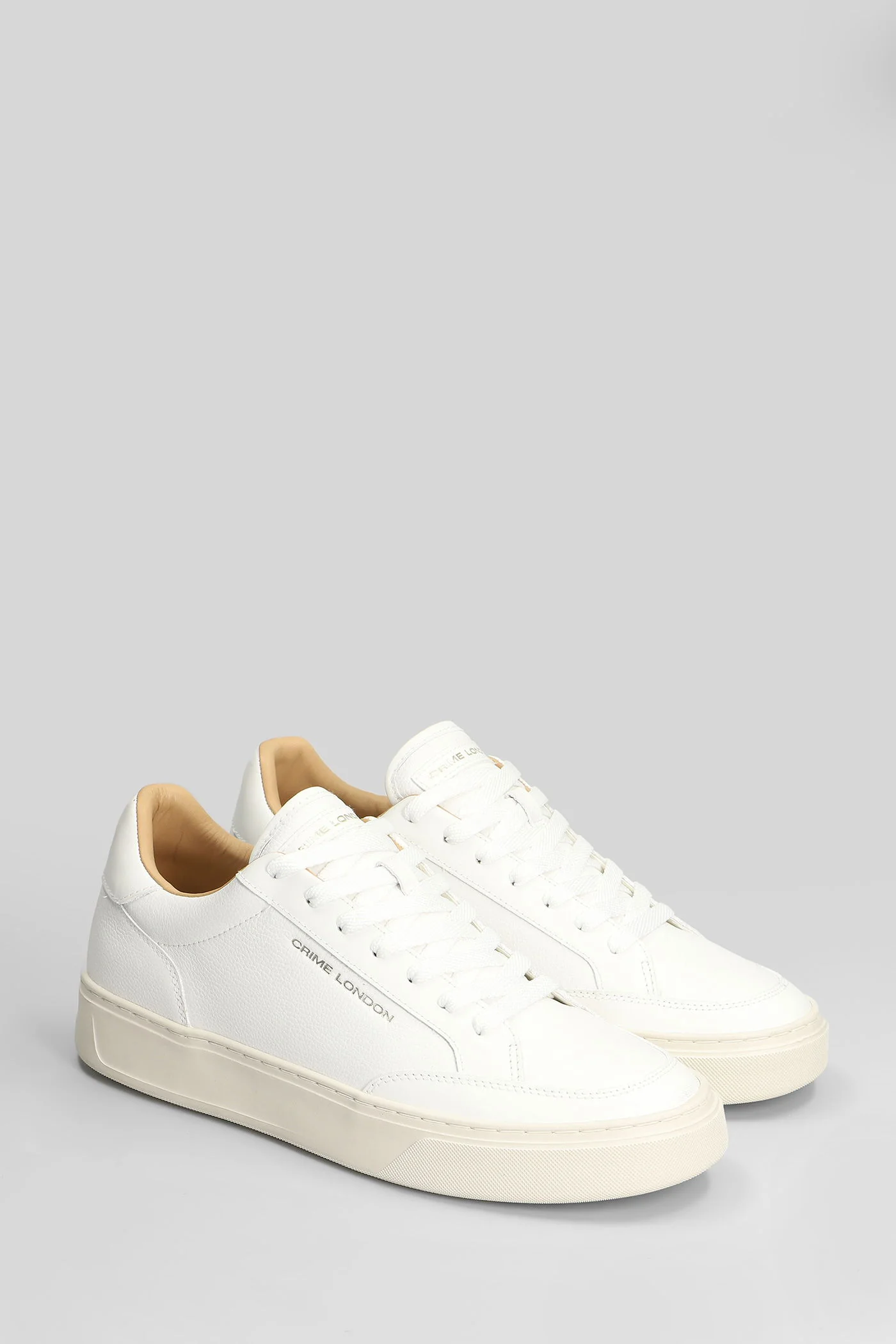 Eclipse Sneakers in white leather - Image 2