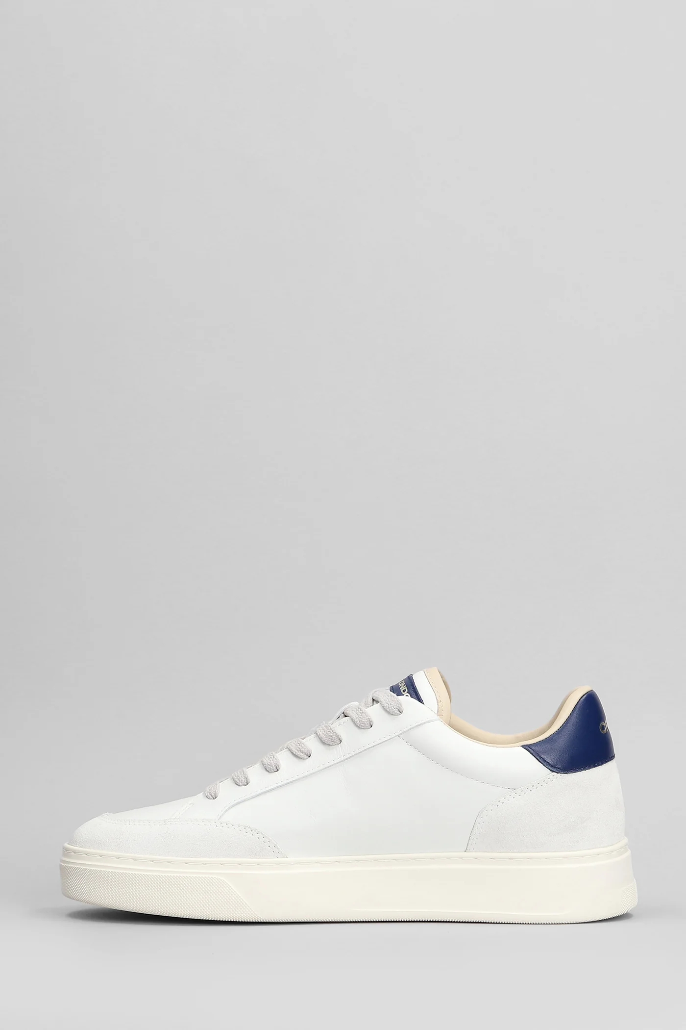 Eclipse Sneakers in white suede and leather - Image 8