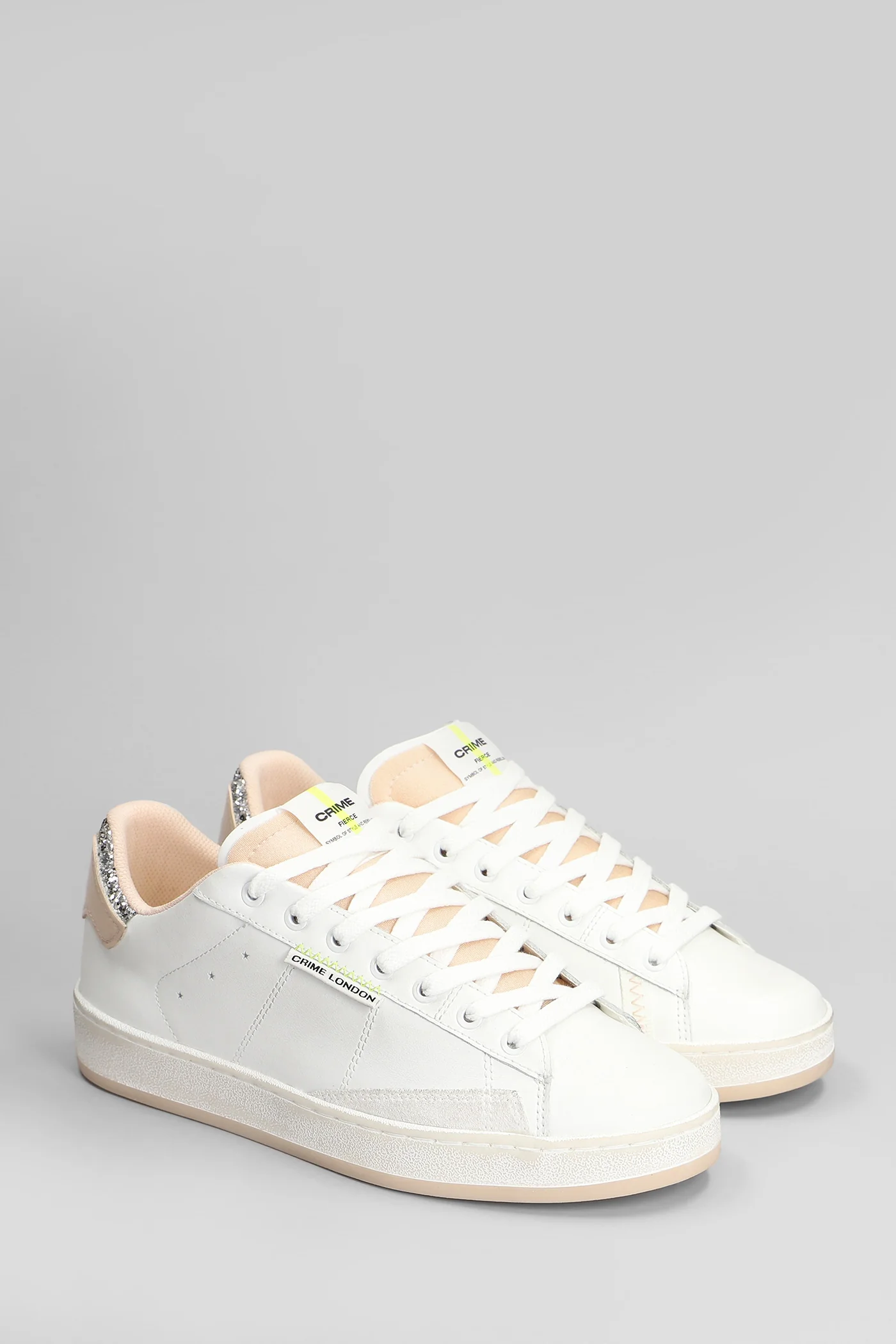 Fierce Sneakers in white leather - Image 12