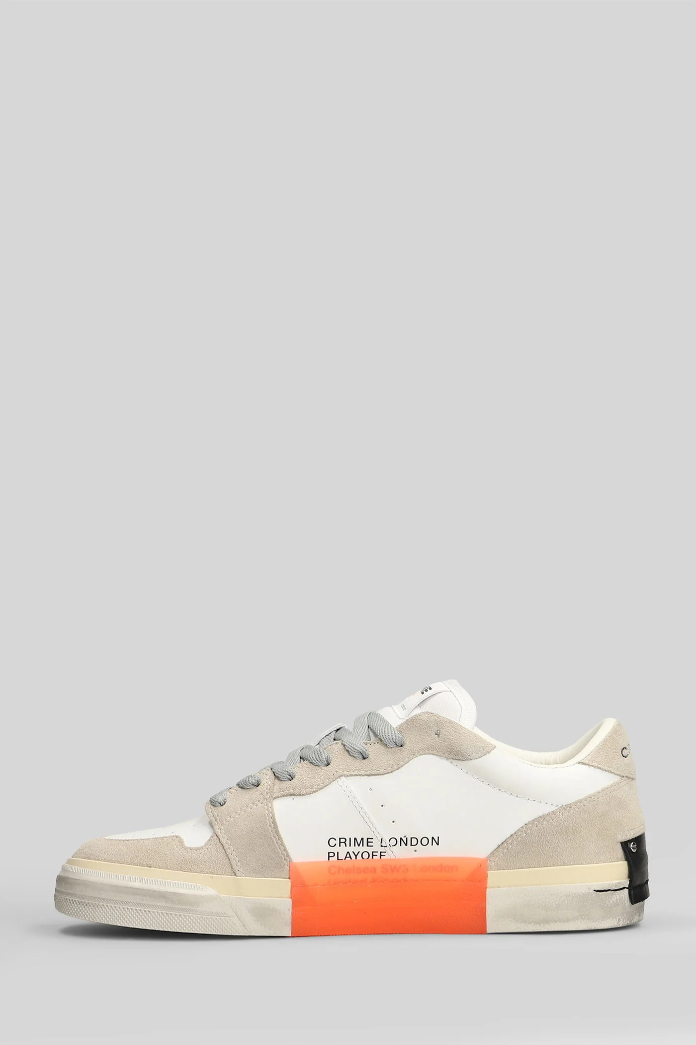 Playoff Sneakers in beige suede and leather - Image 3