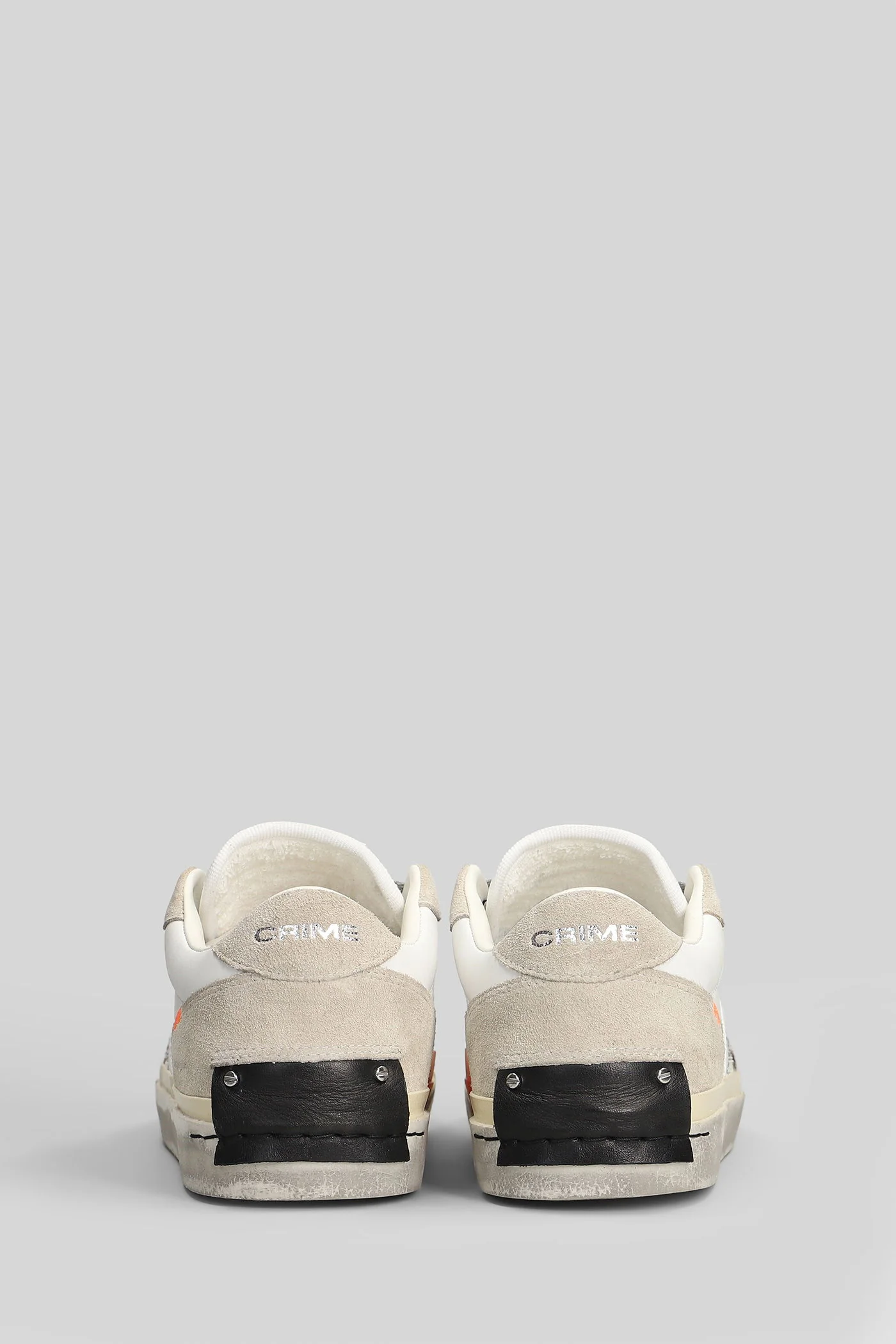 Playoff Sneakers in beige suede and leather - Image 4