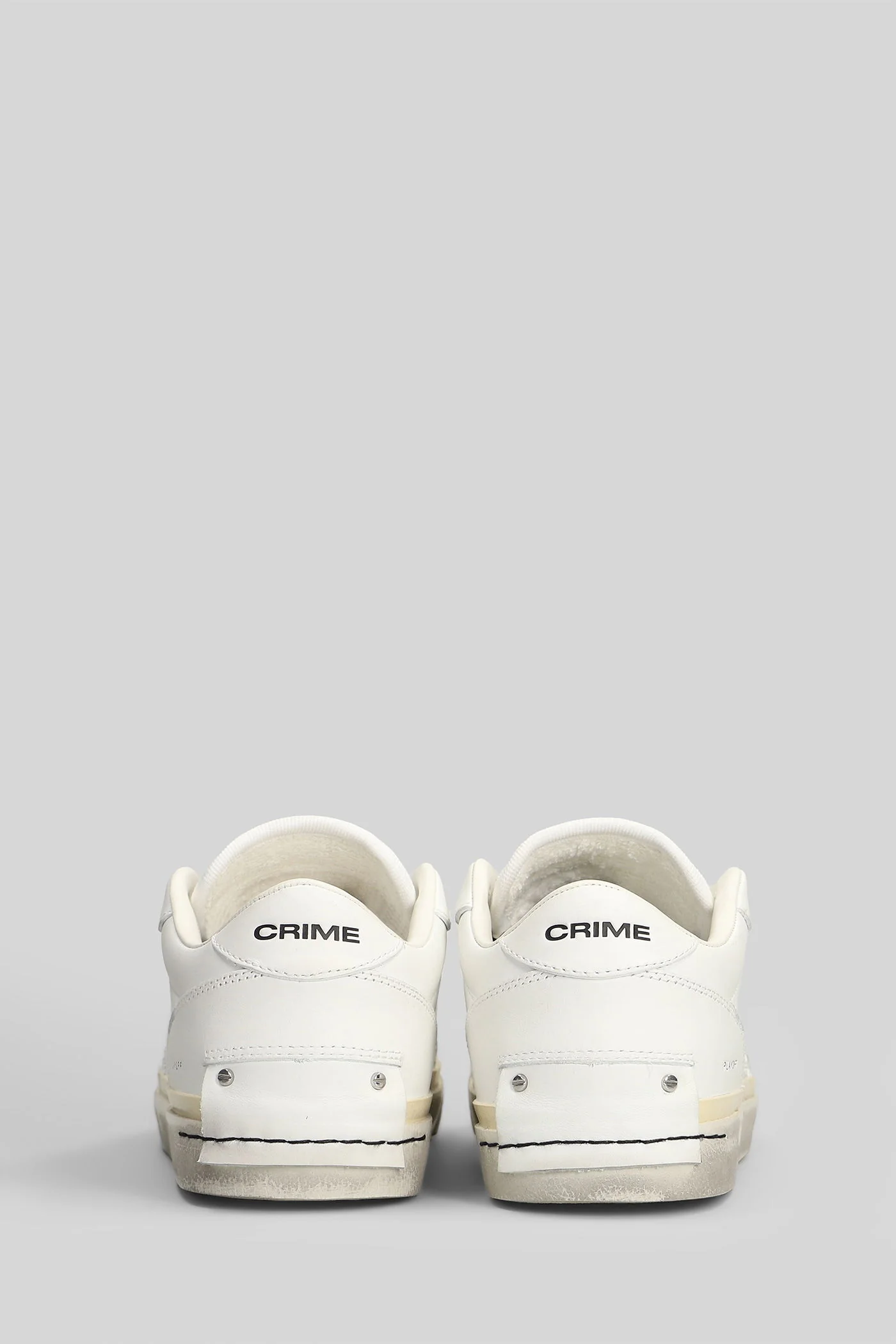 Playoff Sneakers in white leather - Image 4