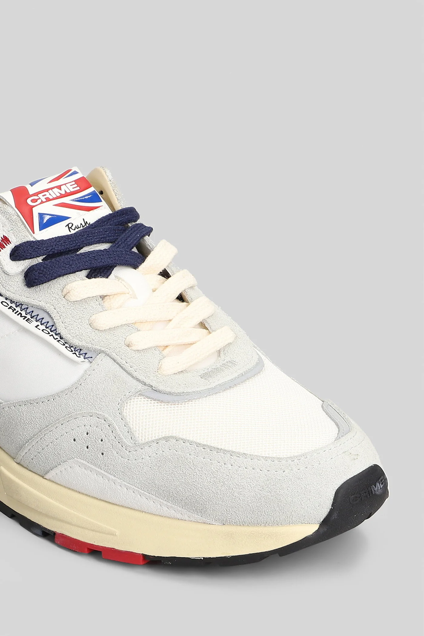 Rush Sneakers in white Suede and fabric - Image 5