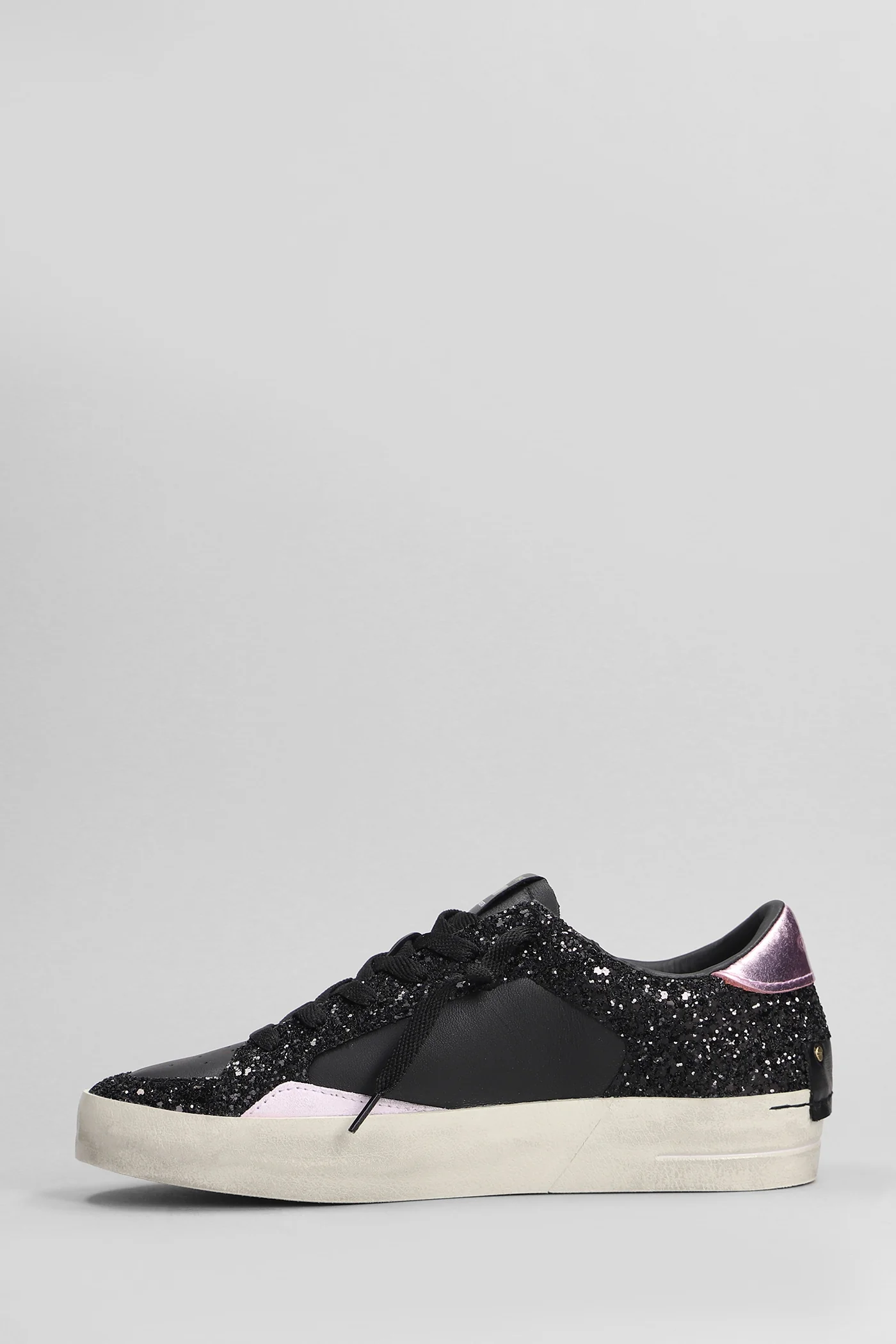 Sk8 Deluxe Sneakers in black leather - Image 7