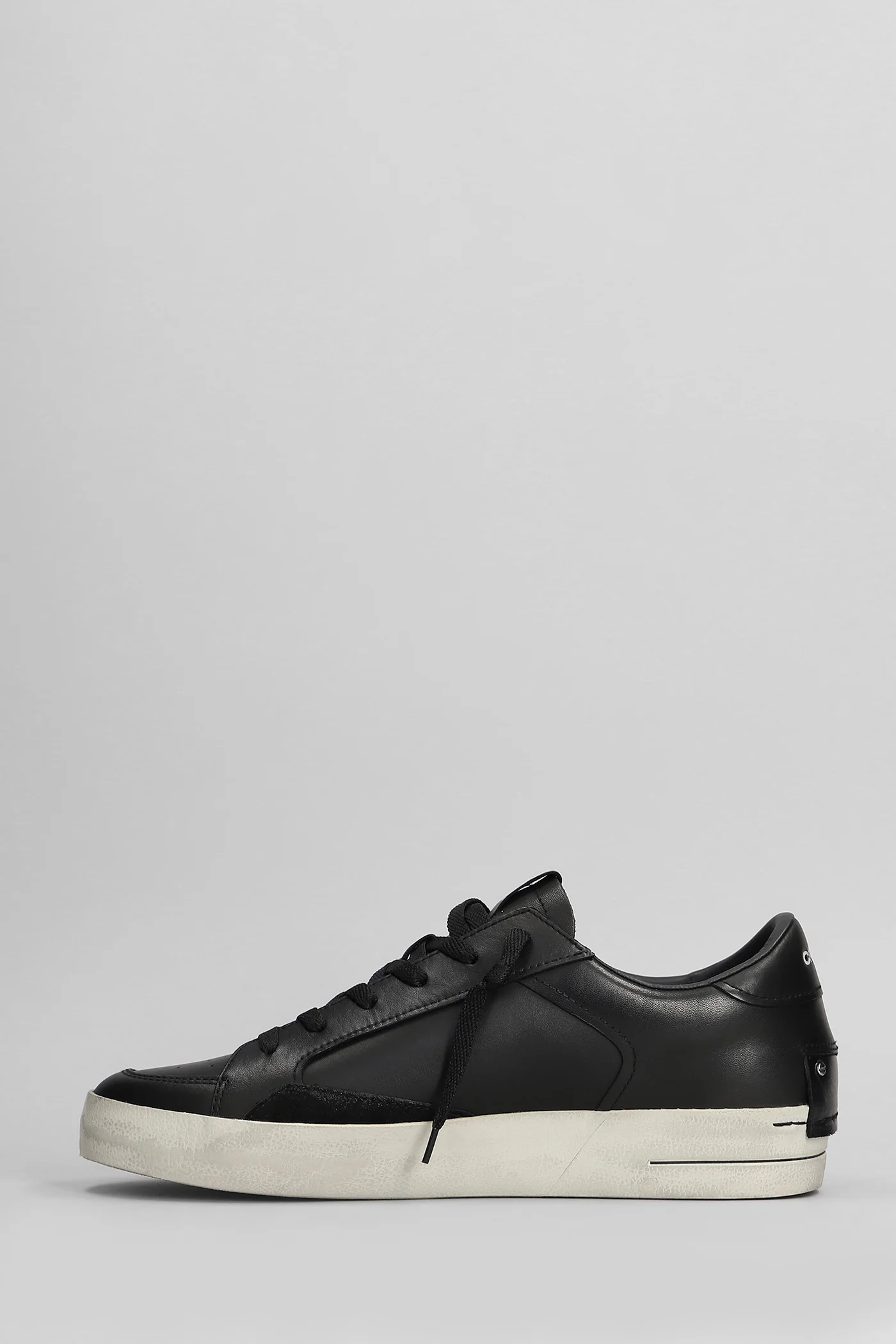 Sk8 Deluxe Sneakers in black leather - Image 3