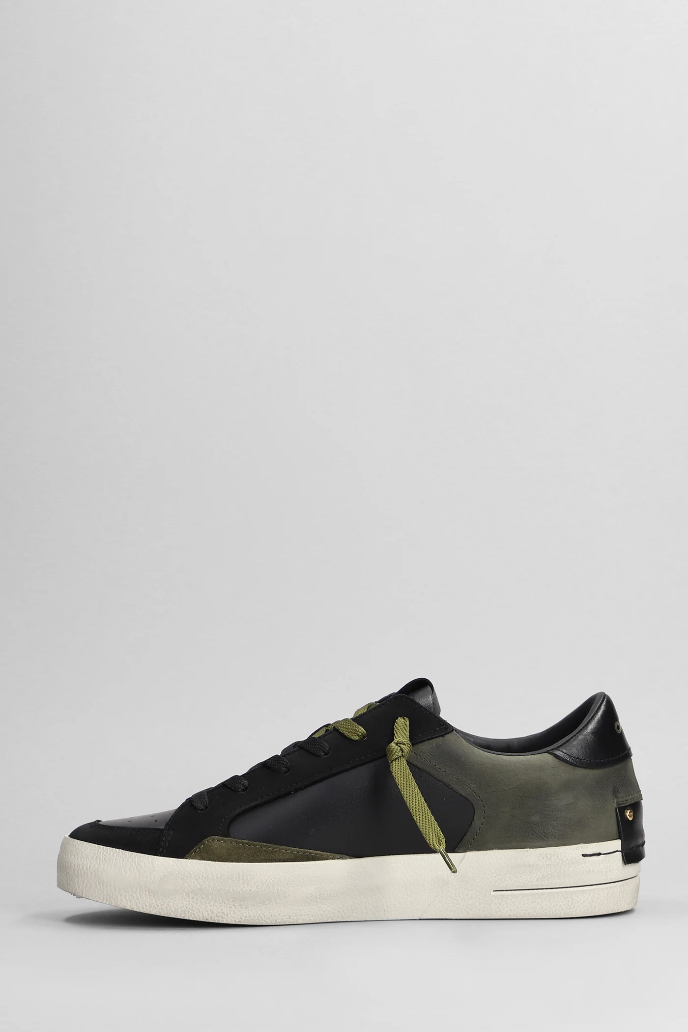Sk8 Deluxe Sneakers in black leather - Image 3
