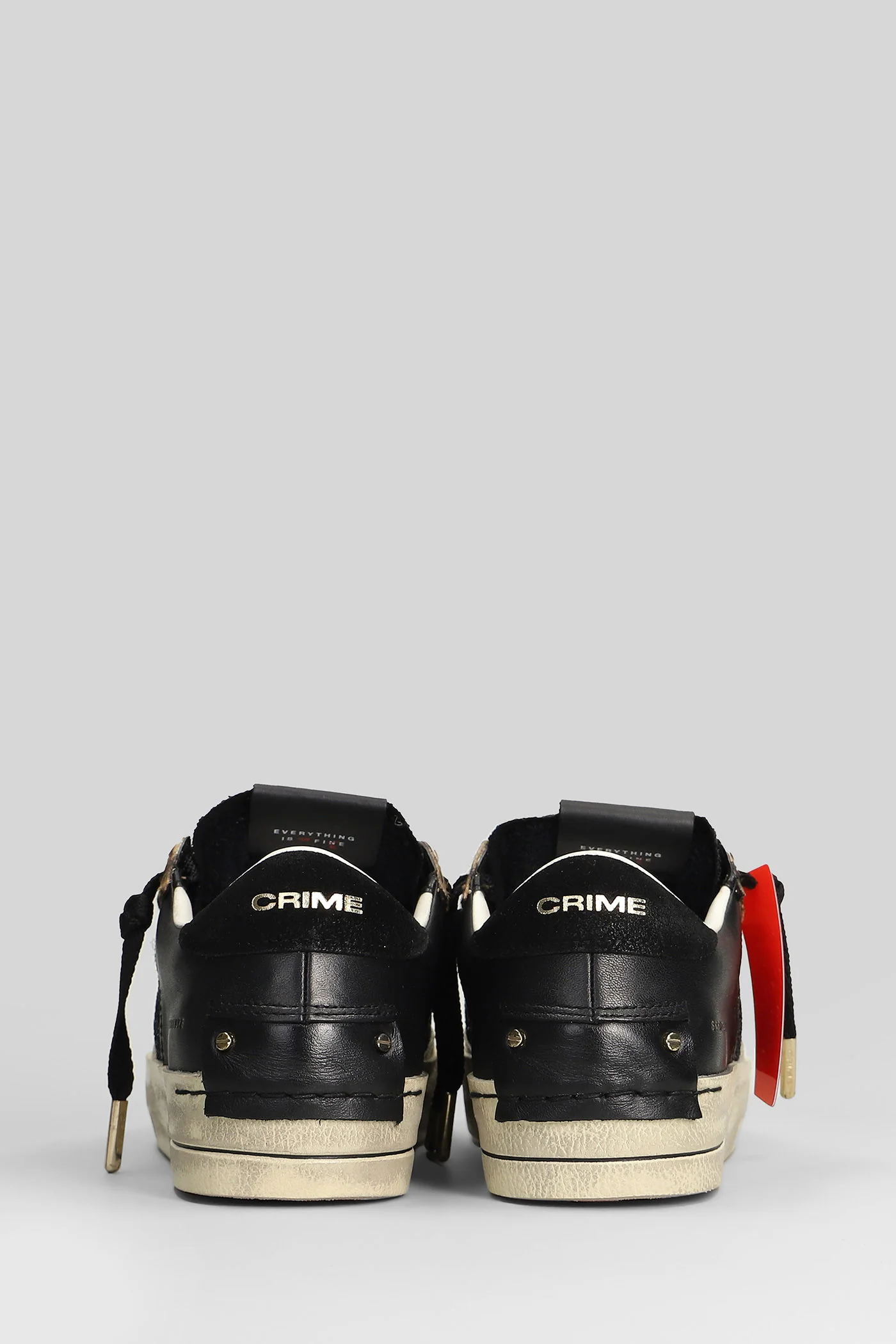 Sk8 Deluxe Sneakers in black leather - Image 4