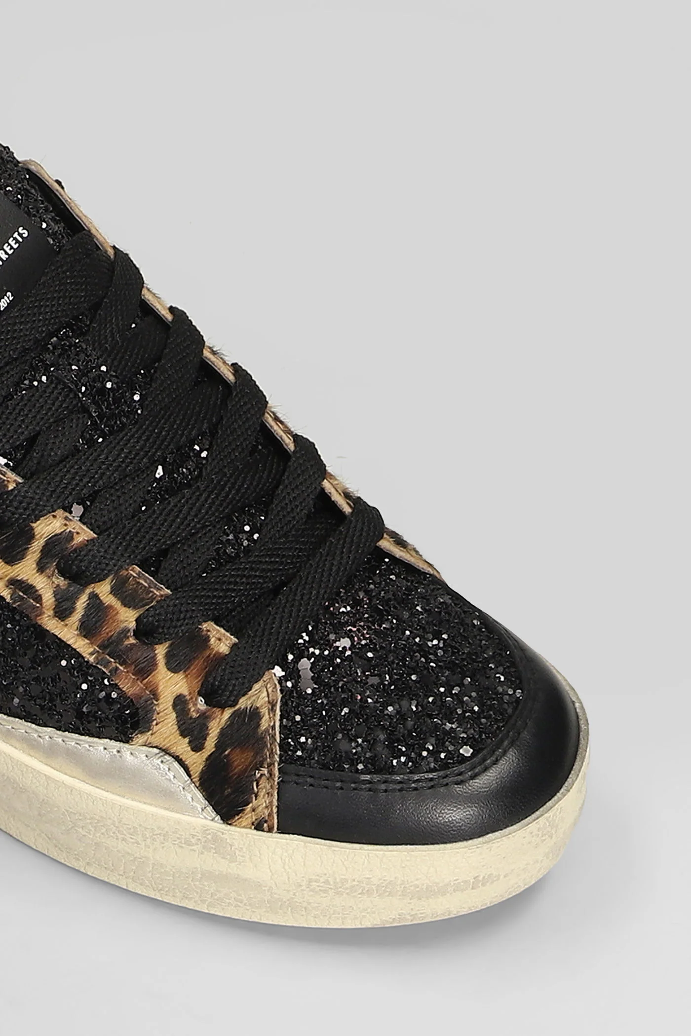 Sk8 Deluxe Sneakers in black leather - Image 5