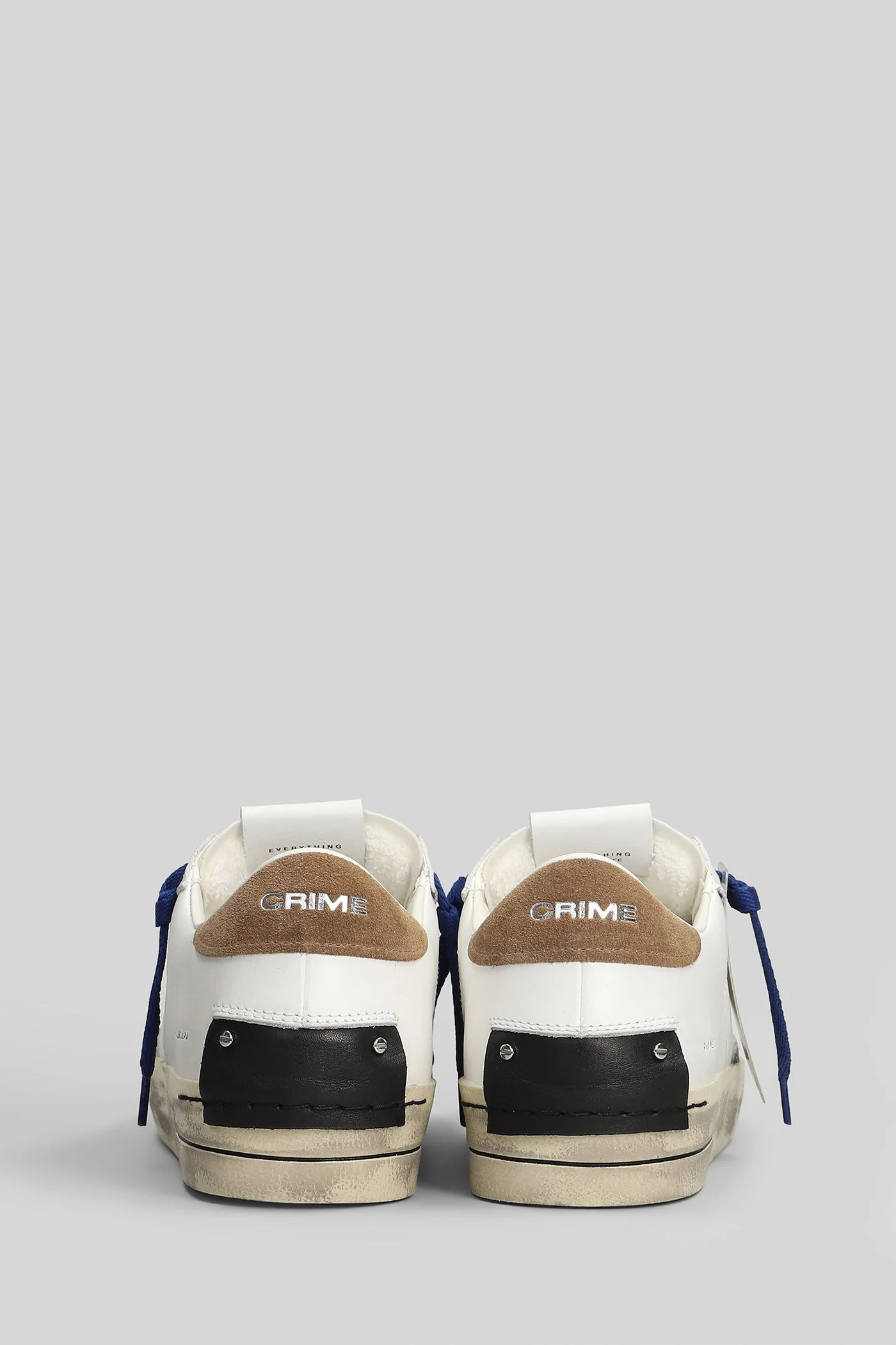 Sk8 Deluxe Sneakers in white leather - Image 4