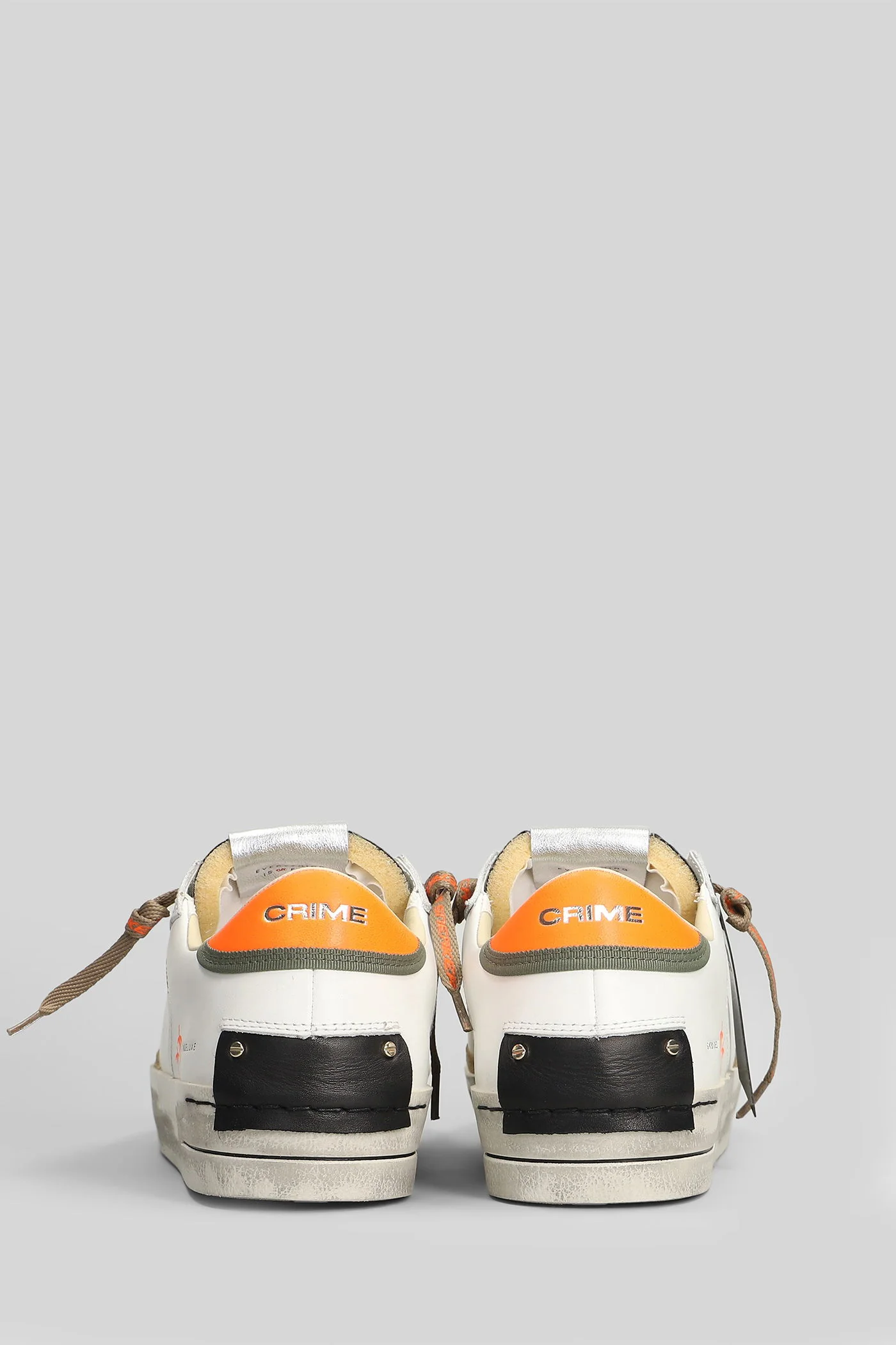 Sk8 Deluxe Sneakers in white leather - Image 4