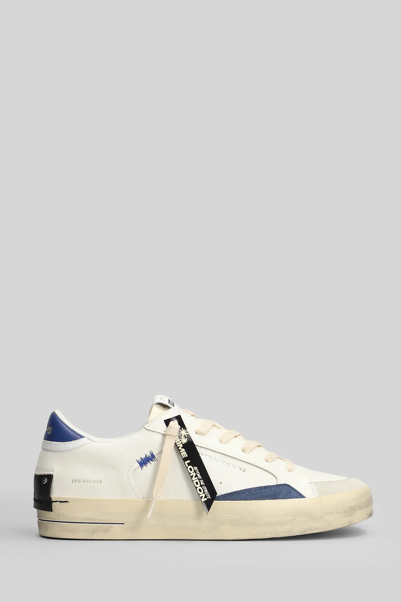 Sk8 Deluxe Sneakers in white leather