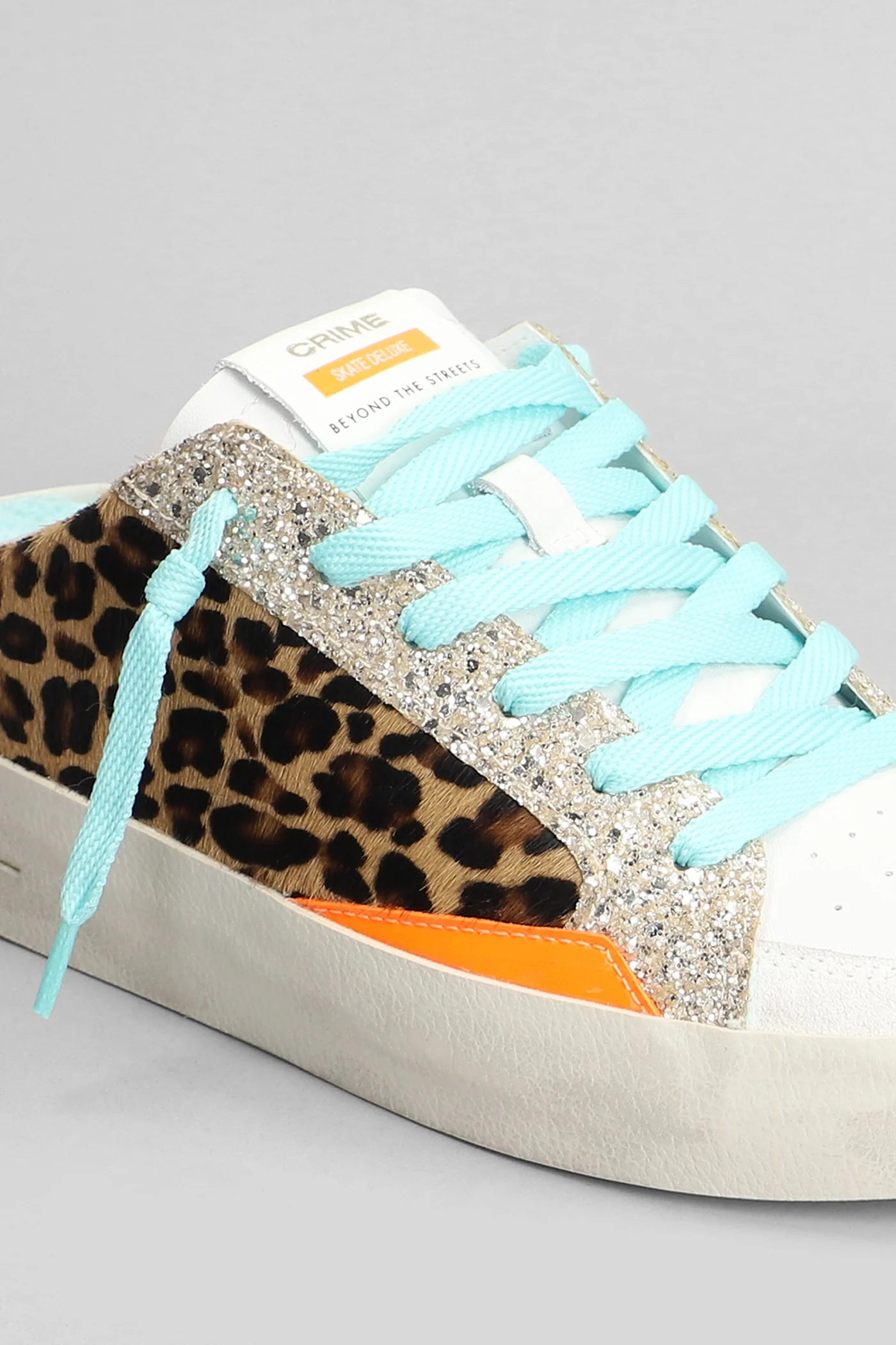 Sneakers in white leather - Image 5