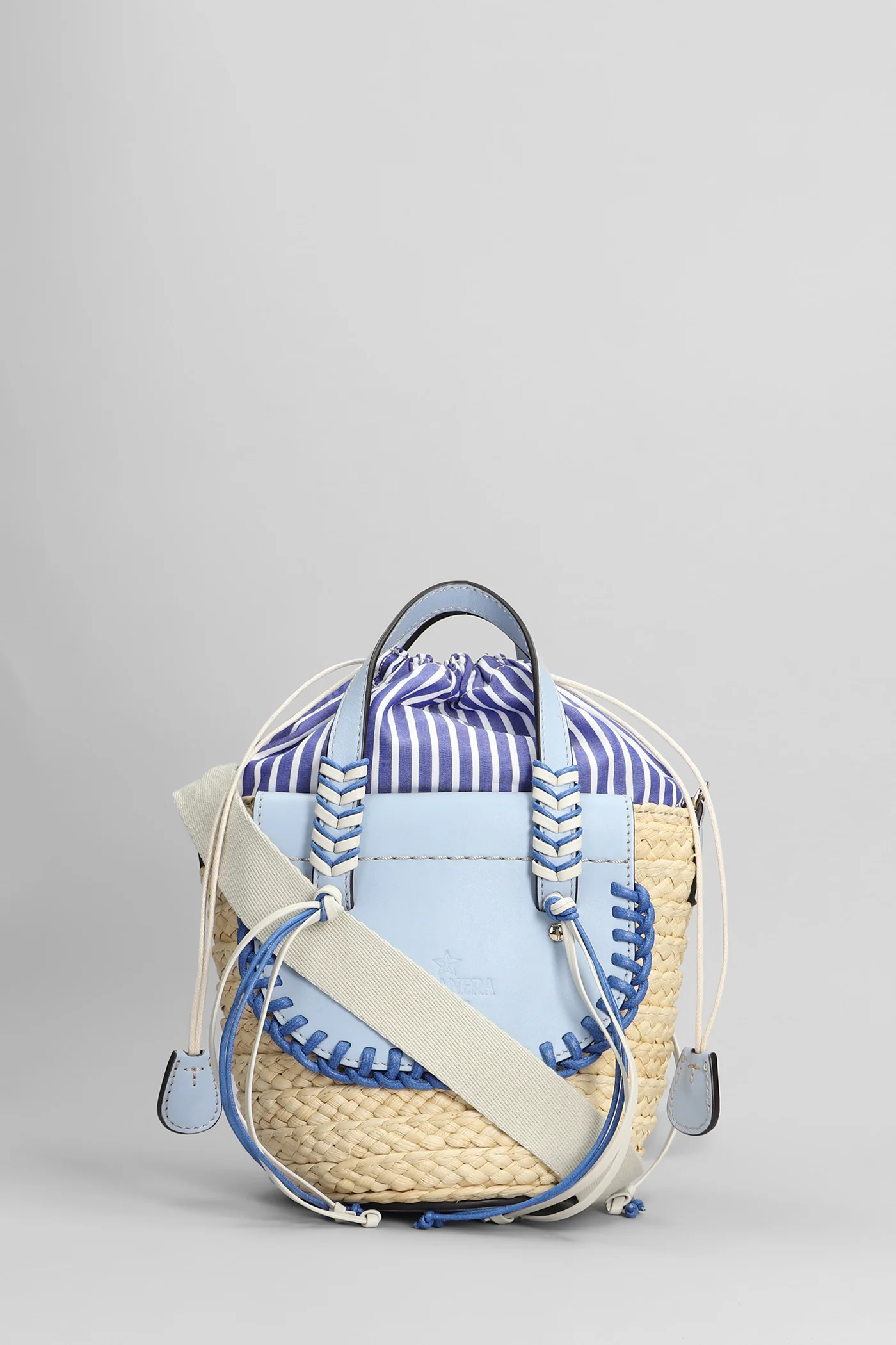 Habanera mini Tote in beige raffia
