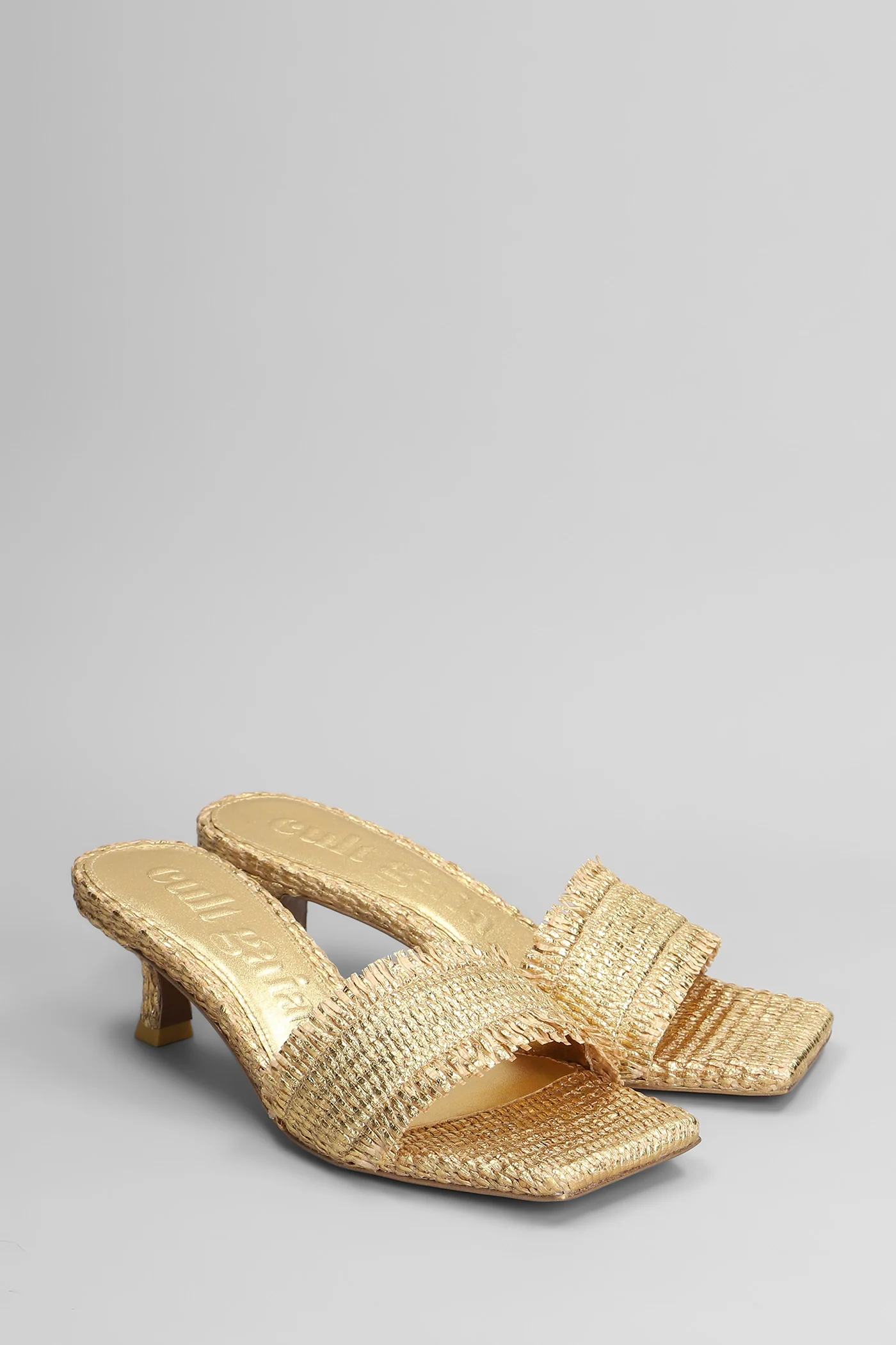 Ada Sandals in gold Polyuretan - Image 2