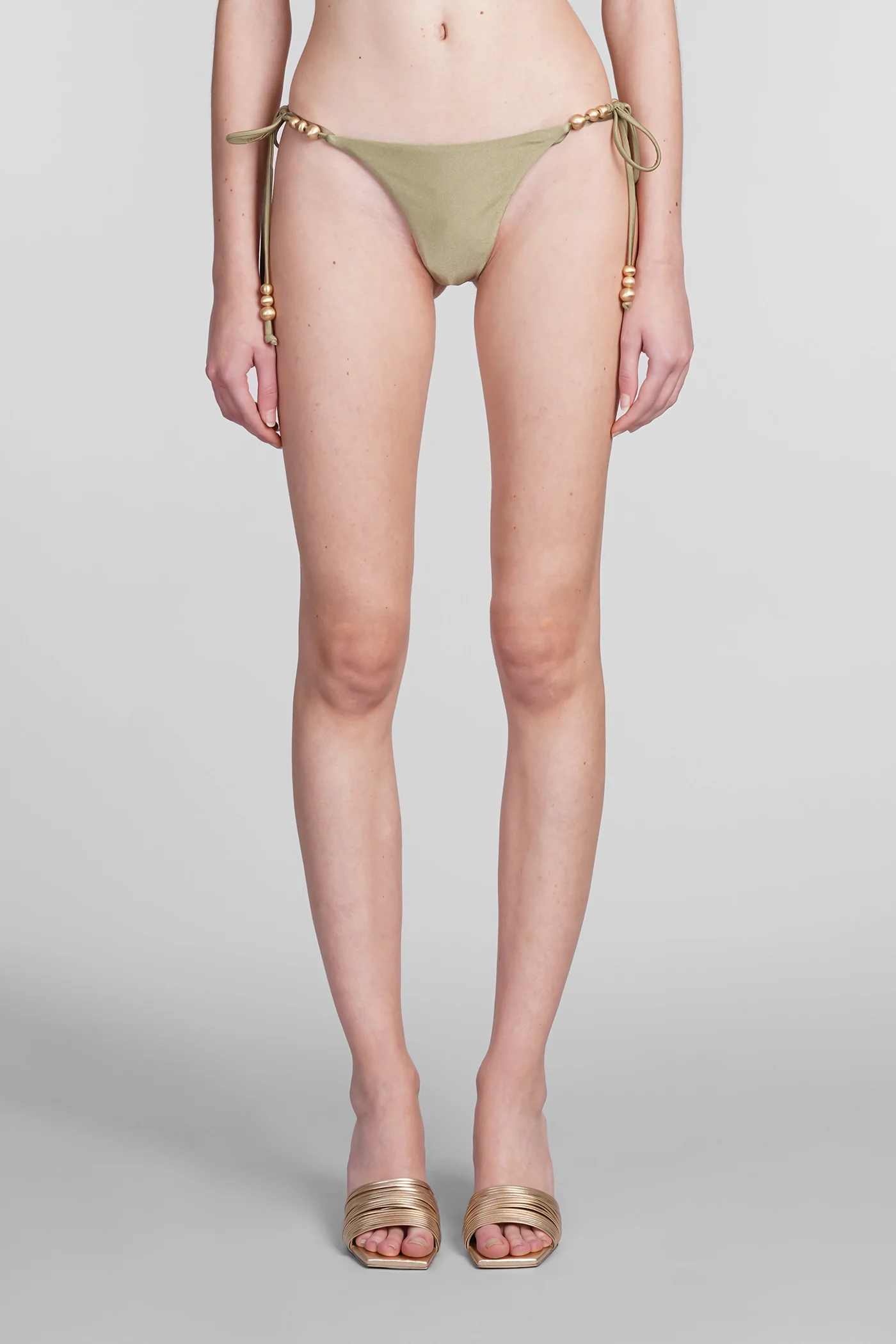 Amaris Beachwear in green polyamide
