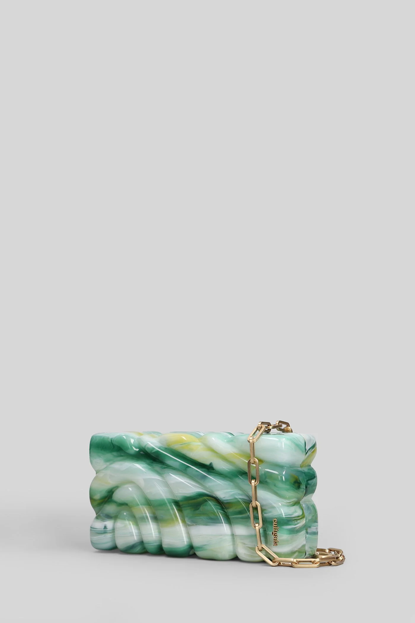Aura Clutch in green acrylic - Image 2