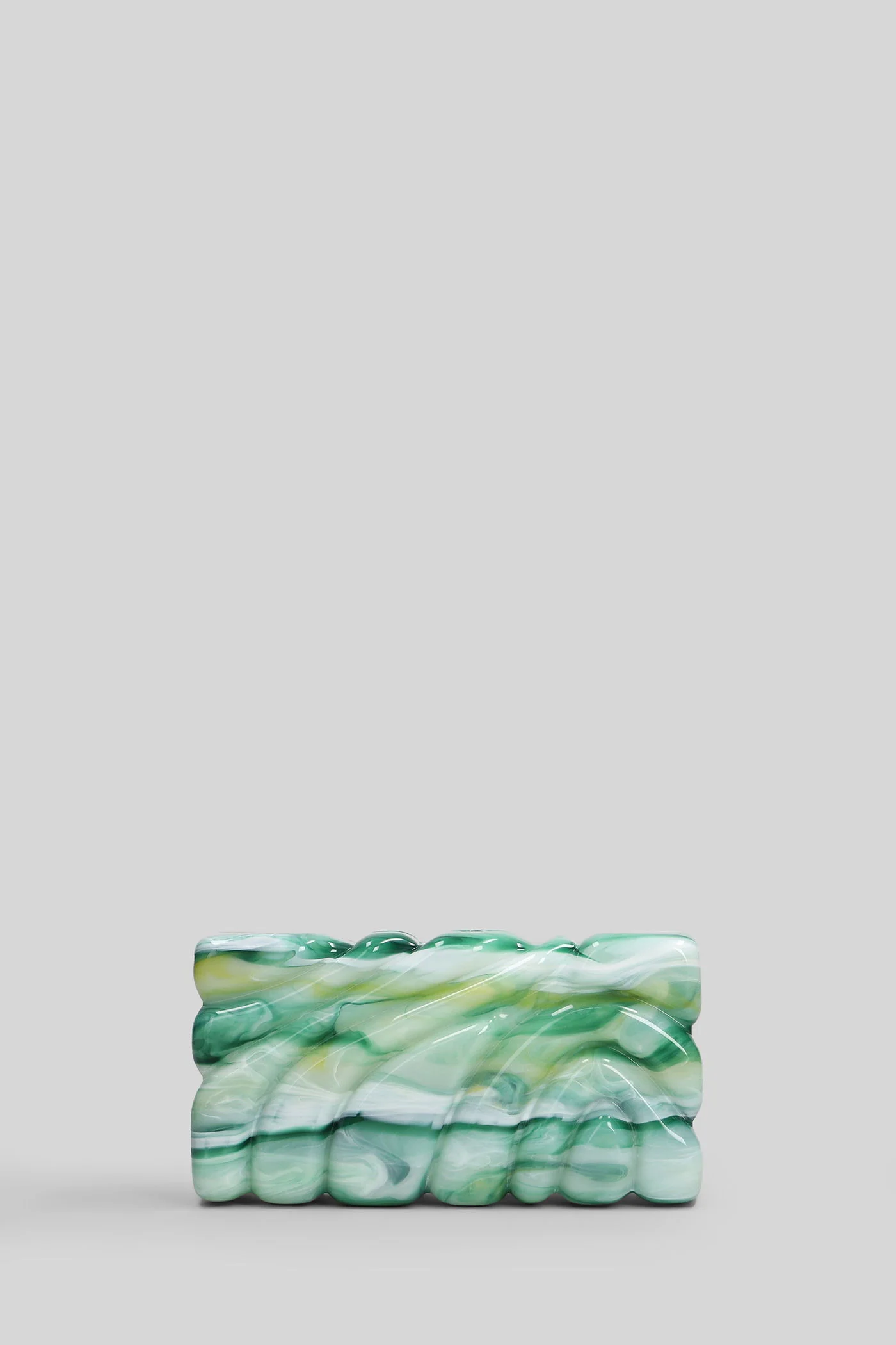 Aura Clutch in green acrylic - Image 3