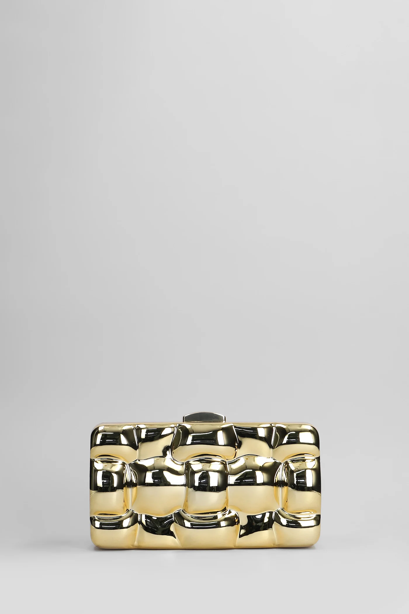 Darcy Clutch in gold acrylic - Image 3