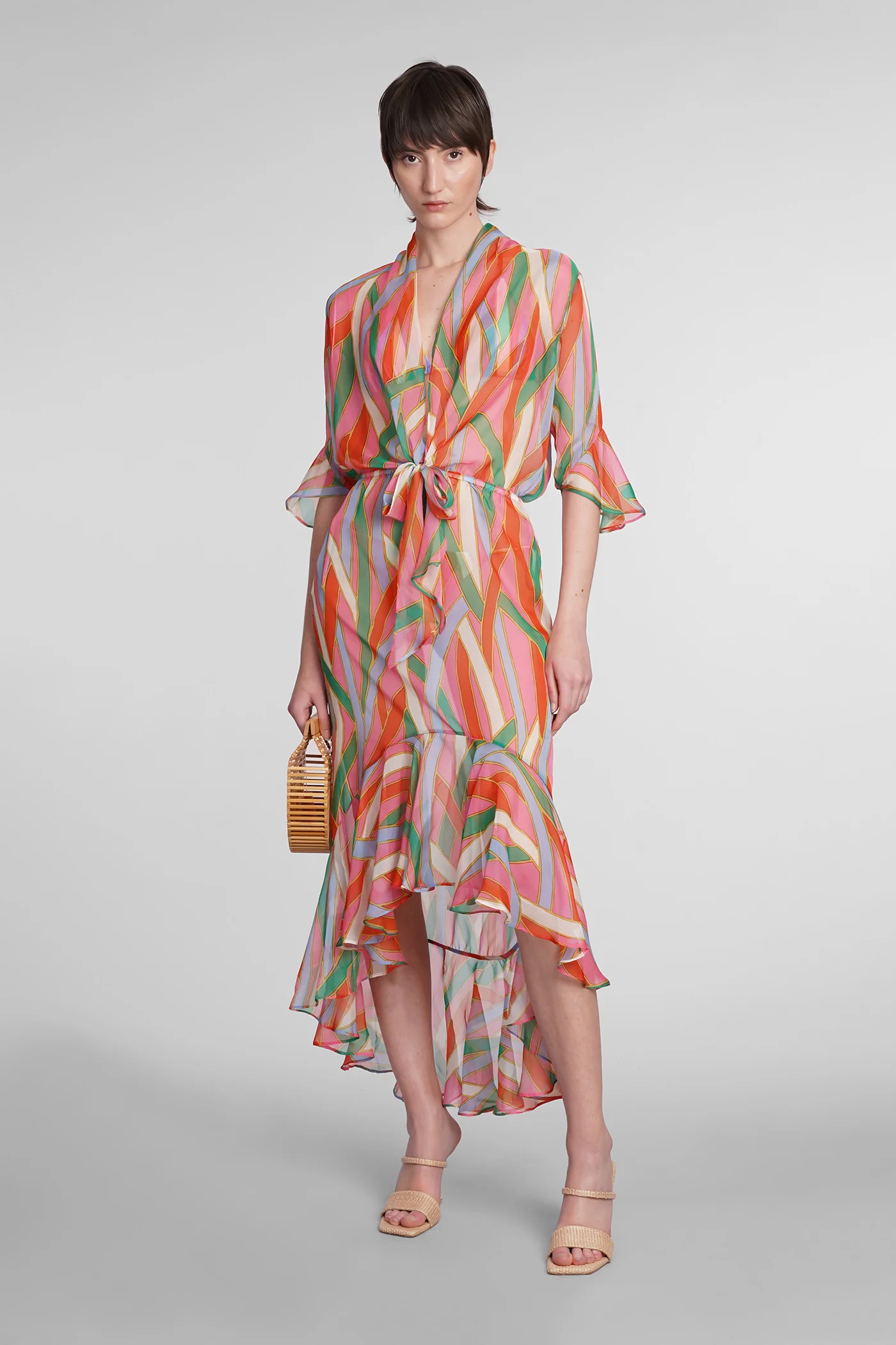 Delira Dress woman  in multicolor polyester - Image 2
