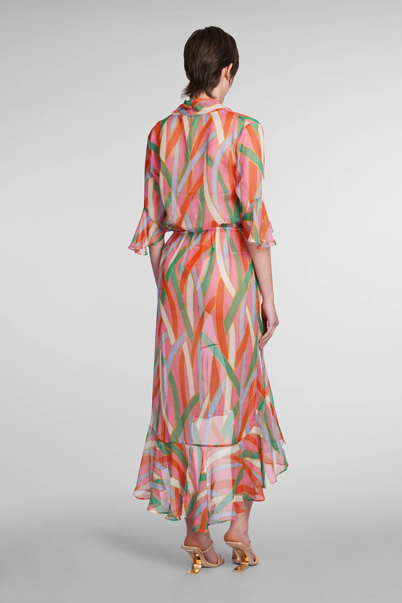 Delira Dress woman  in multicolor polyester - Image 3