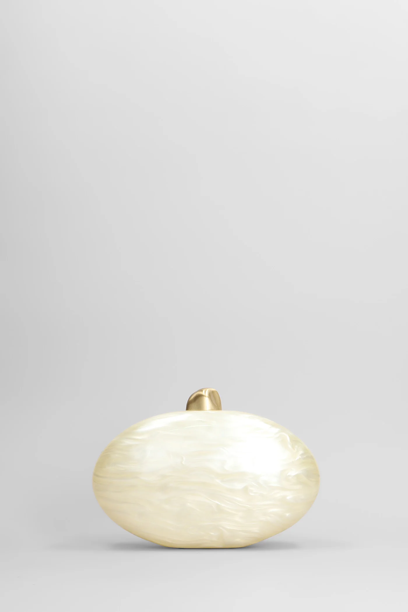 Eviana Clutch in beige acrylic - Image 3