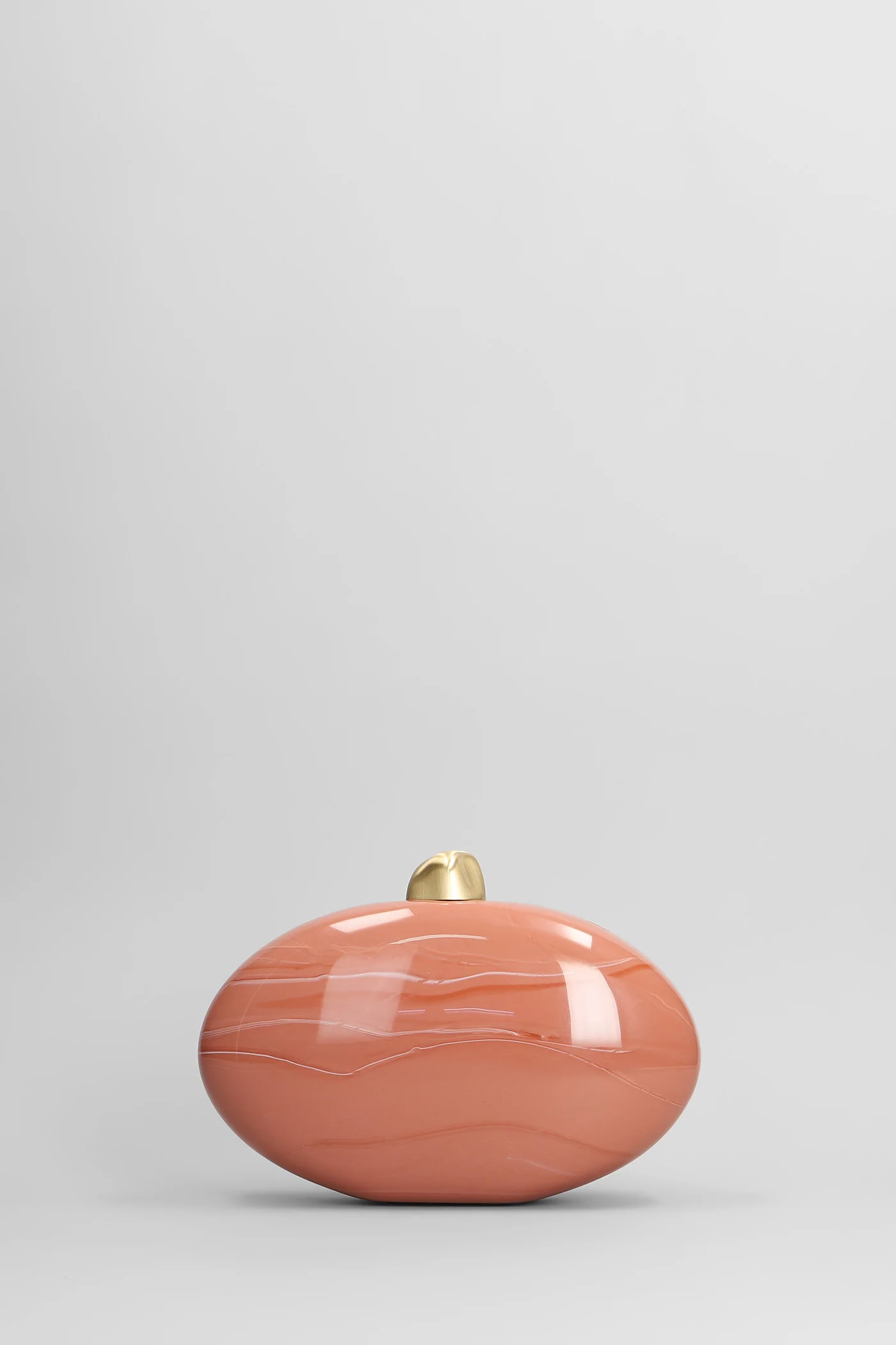 Eviana Clutch in rose-pink acrylic - Image 3