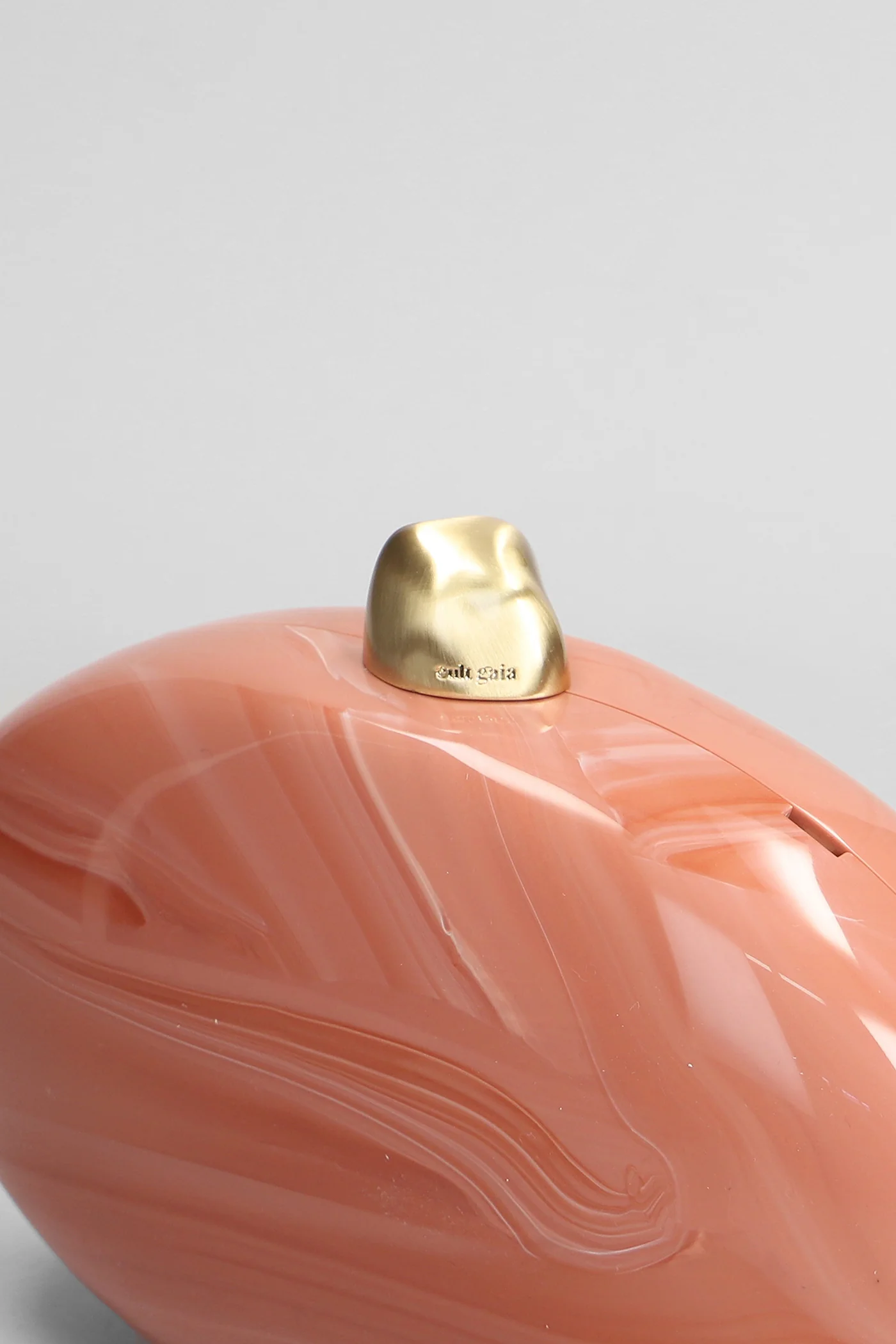 Eviana Clutch in rose-pink acrylic - Image 4
